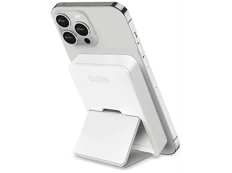 SBS 10932 Mag Powerbank, 10.000 mAh, kompatibel mit MagSafe, Standfunktion