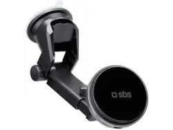 SBS 45248 MagCharge Autohalterung mit Saugnapf und Teleskoparm, 15W, kompatibel MagSafe