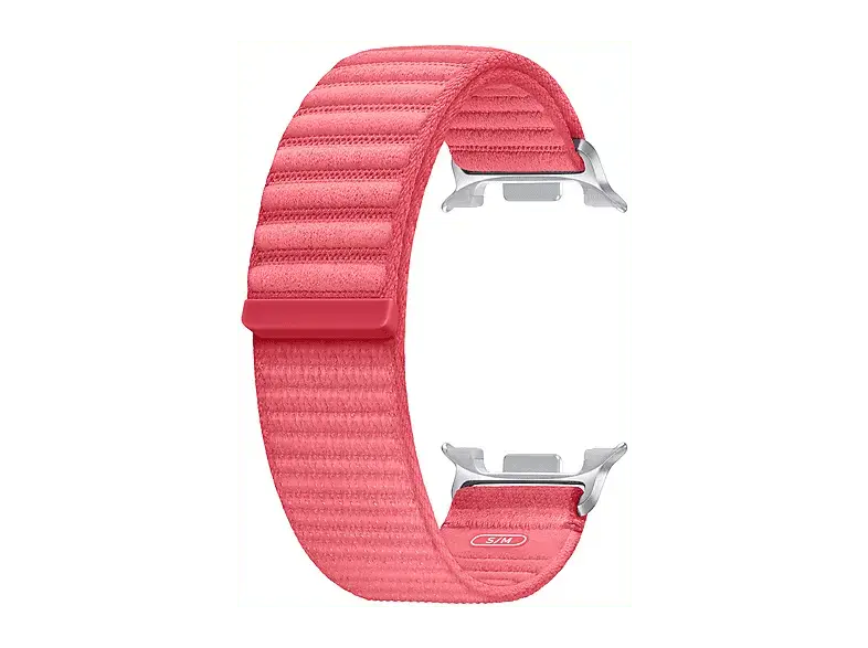 Samsung Fabric Band (ET-SVL32) für Galaxy Watch 8, Rot (S/M); Ersatzarmband