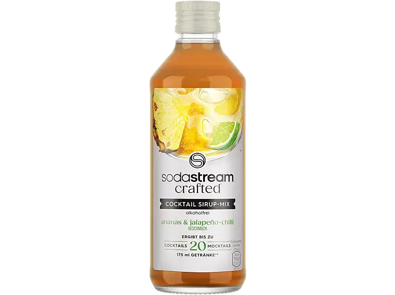 Sodastream Cocktail Ananas & Jalapeno-Chilli Sirup Mix, Alkoholfrei, 330 ml