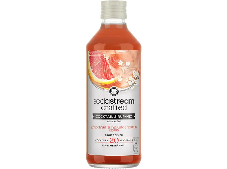 Sodastream Cocktail Grapefruit & Holunderblüte Sirup Mix, Alkoholfrei, 330 ml