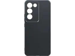 Vivo 6200242 Frosted Backcover, für Vivo V40 SE, Schwarz; Handyhülle