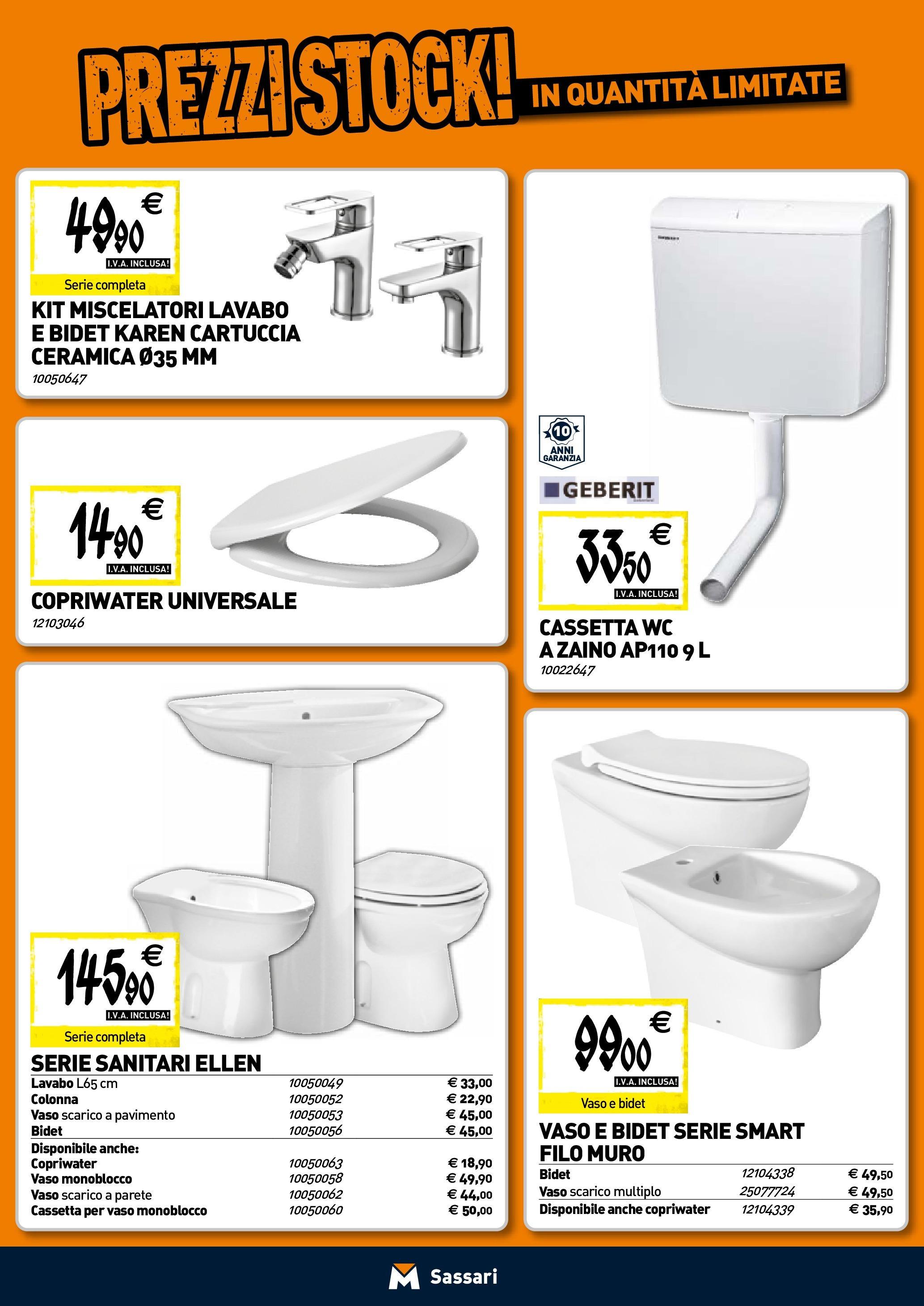 Nuovo TECNOMAT - Straordinari prezzi stock! dal 30/07/2025 > offerte anteprima 🛍️ | Pagina: 5 | Prodotti: Pavimento, Zaino, WC, Vaso
