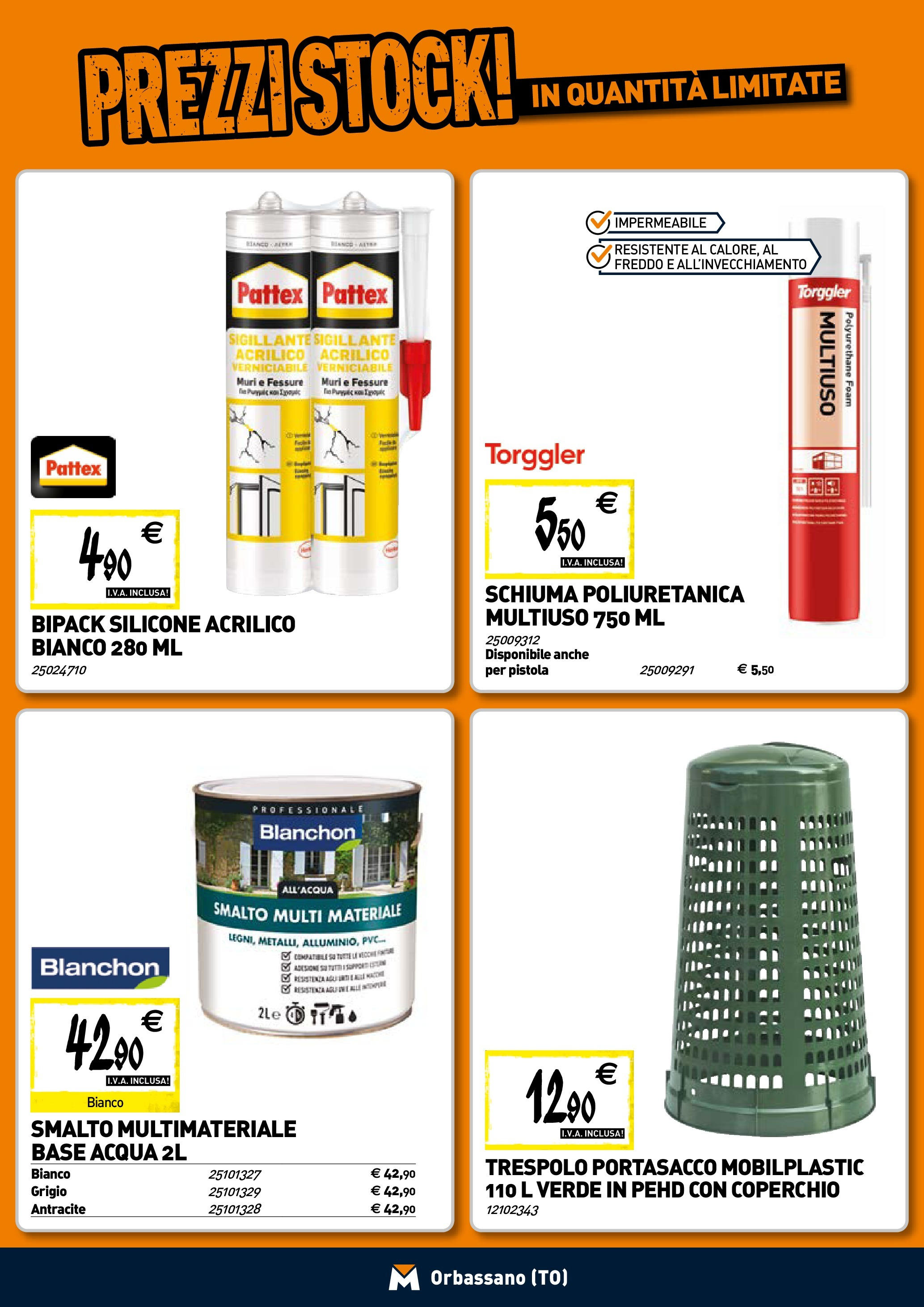 TECNOMAT - Straordinari prezzi stock! dal 30/07/2025 anteprima > nuovo offerte!β³ | Pagina: 13 | Prodotti: Acqua, Silicone Nuovo TECNOMAT - Straordinari prezzi stock! dal 30/07/2025 > offerte anteprima ποΈ | Pagina: 13 | Prodotti: Acqua, Silicone
