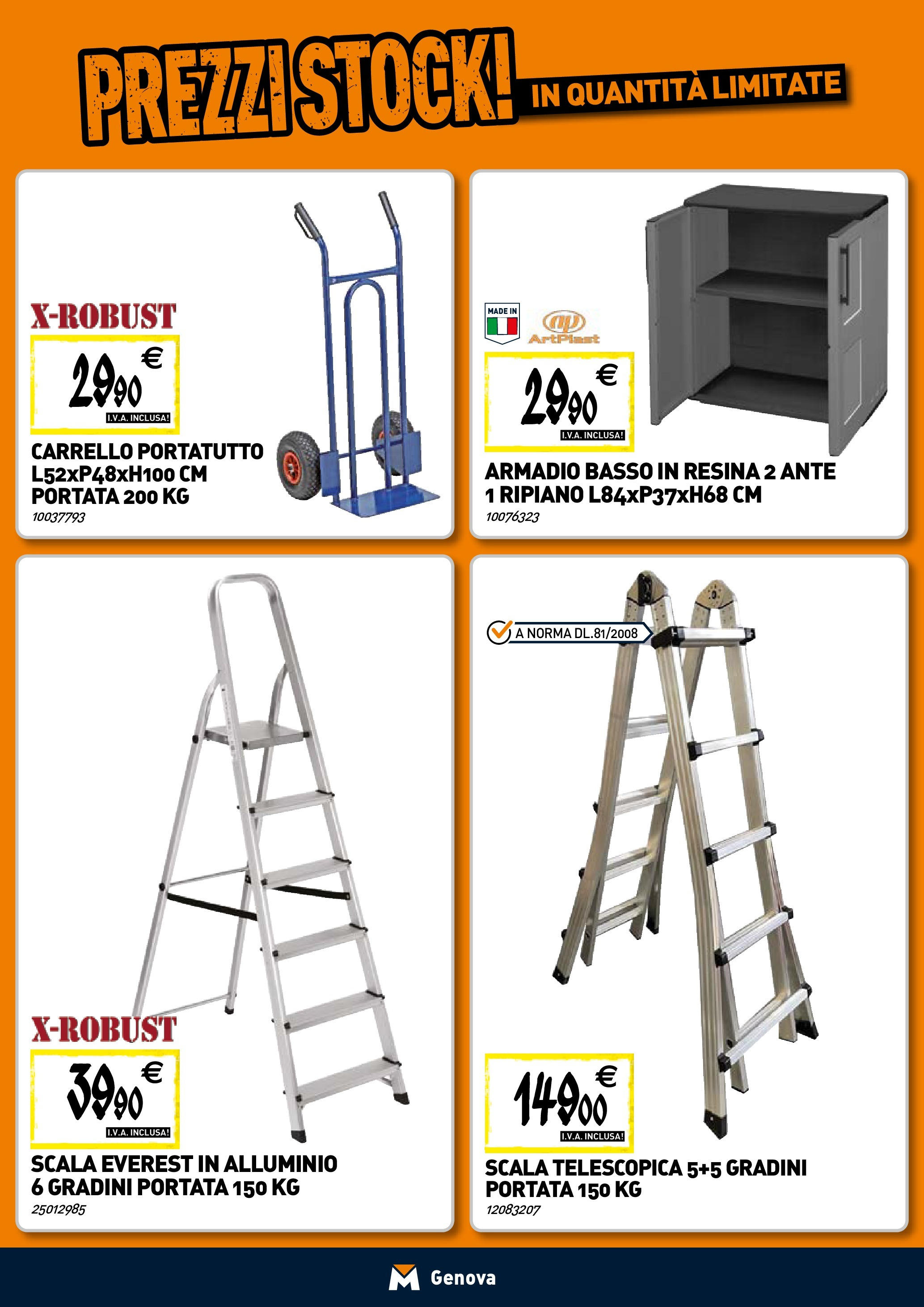 TECNOMAT - Straordinari prezzi stock! dal 30/07/2025 anteprima > nuovo offerte!β³ | Pagina: 19 | Prodotti: Ripiano, Scala, Alluminio, Armadio Nuovo TECNOMAT - Straordinari prezzi stock! dal 30/07/2025 > offerte anteprima ποΈ | Pagina: 19 | Prodotti: Ripiano, Scala, Alluminio, Armadio