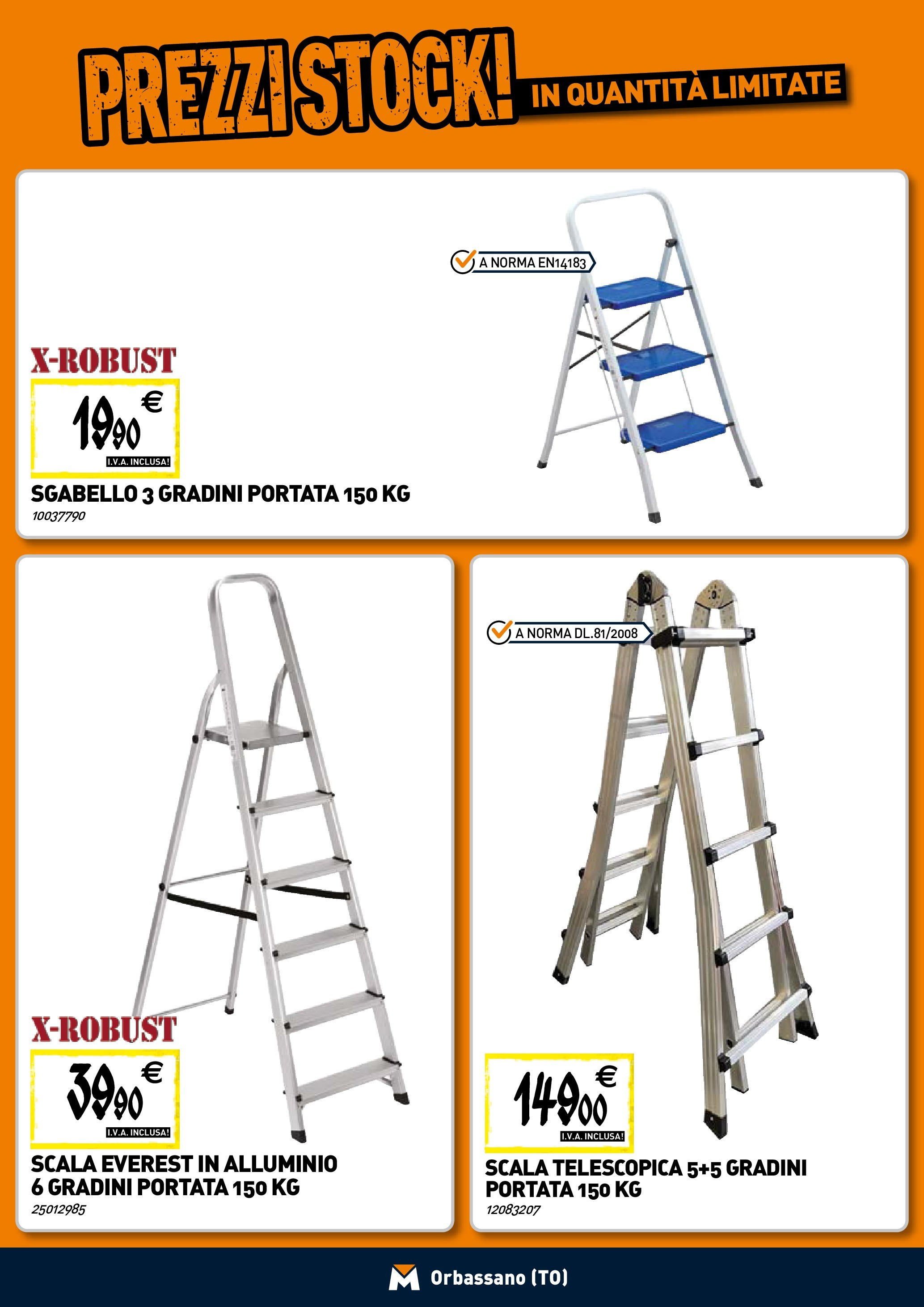 TECNOMAT - Straordinari prezzi stock! dal 30/07/2025 anteprima > nuovo offerte!β³ | Pagina: 19 | Prodotti: Sgabello, Scala, Alluminio Nuovo TECNOMAT - Straordinari prezzi stock! dal 30/07/2025 > offerte anteprima ποΈ | Pagina: 19 | Prodotti: Sgabello, Scala, Alluminio