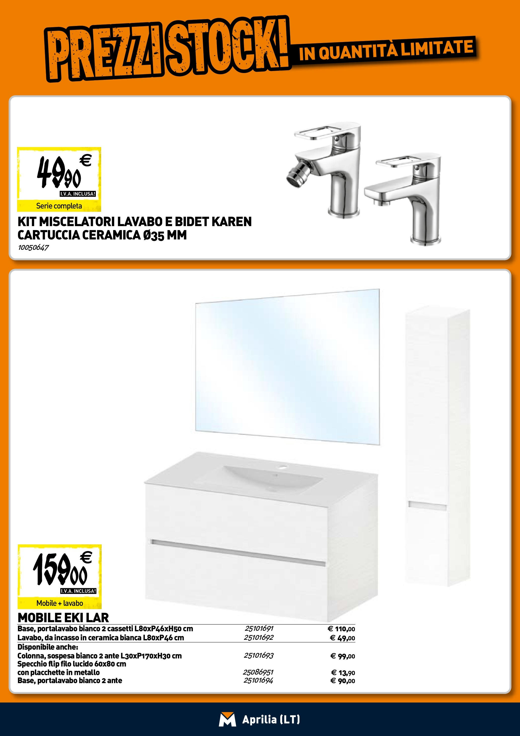 Nuovo TECNOMAT - Straordinari prezzi stock! dal 30/07/2025 > offerte anteprima 🛍️ | Pagina: 8 | Prodotti: Mobile, Specchio
