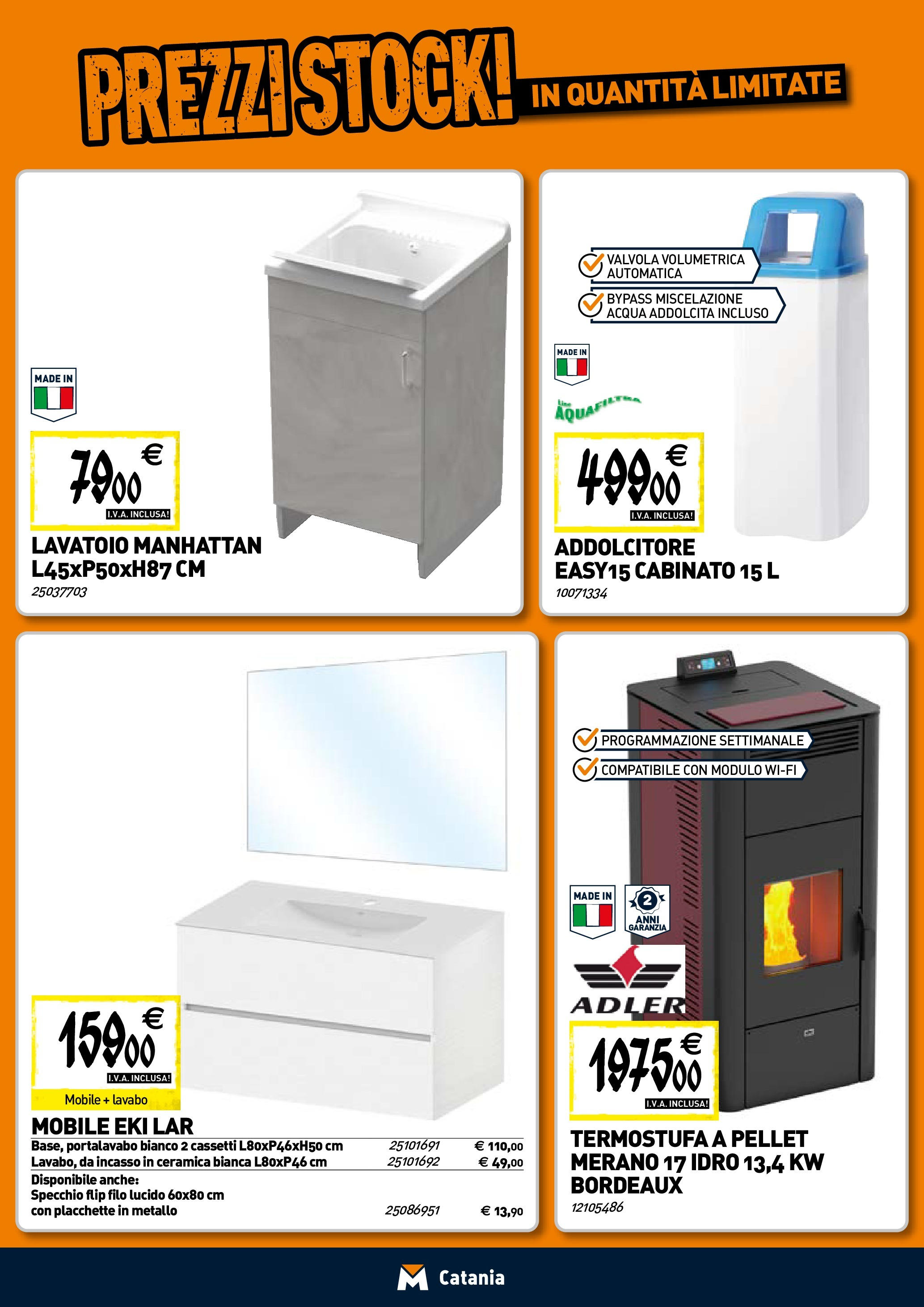 TECNOMAT - Straordinari prezzi stock! dal 30/07/2025 anteprima > nuovo offerte!β³ | Pagina: 7 | Prodotti: Mobile, Pellet, Acqua, Specchio Nuovo TECNOMAT - Straordinari prezzi stock! dal 30/07/2025 > offerte anteprima ποΈ | Pagina: 7 | Prodotti: Mobile, Pellet, Acqua, Specchio