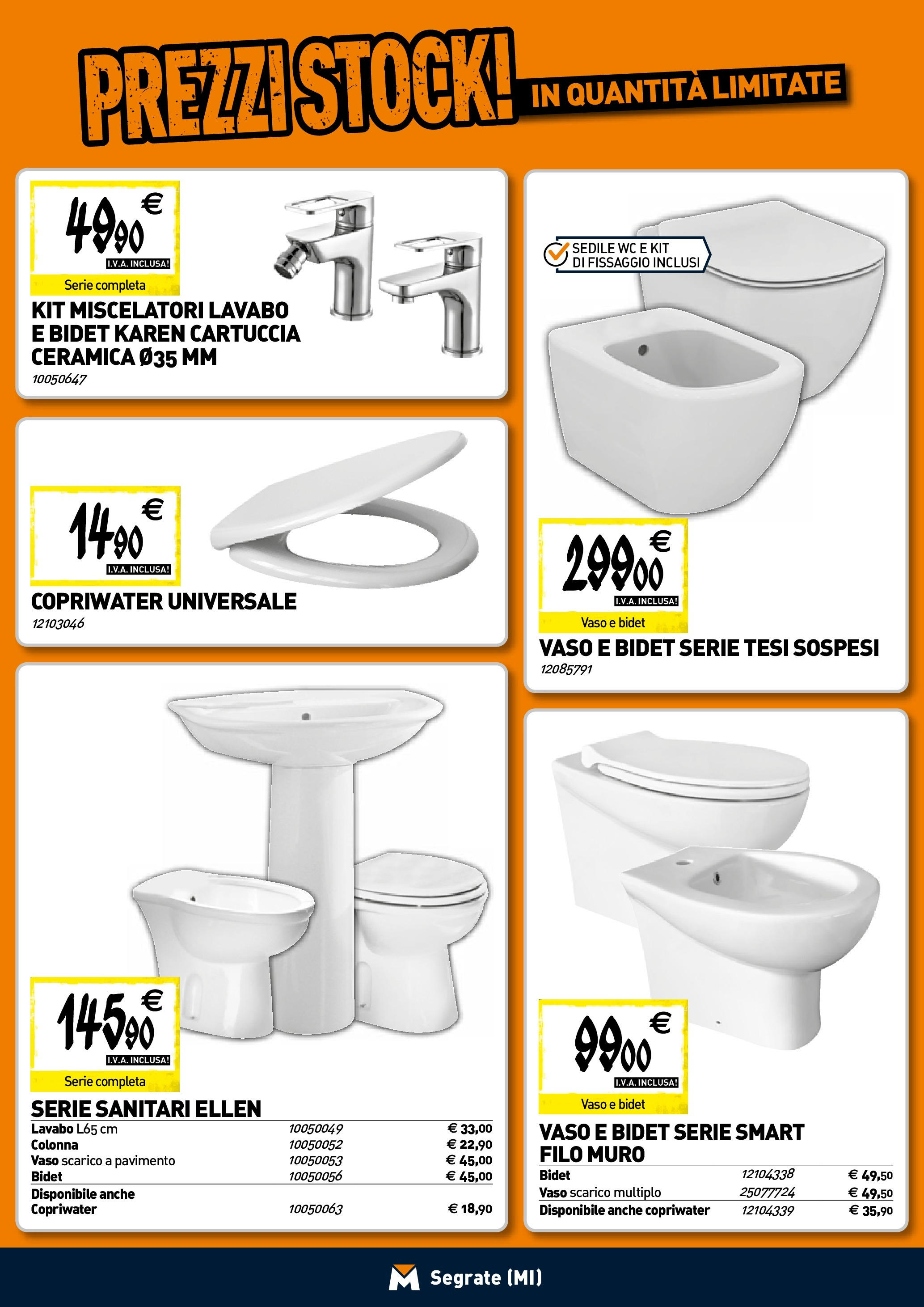 TECNOMAT - Straordinari prezzi stock! dal 30/07/2025 anteprima > nuovo offerte!β³ | Pagina: 5 | Prodotti: Pavimento, WC, Vaso Nuovo TECNOMAT - Straordinari prezzi stock! dal 30/07/2025 > offerte anteprima ποΈ | Pagina: 5 | Prodotti: Pavimento, WC, Vaso