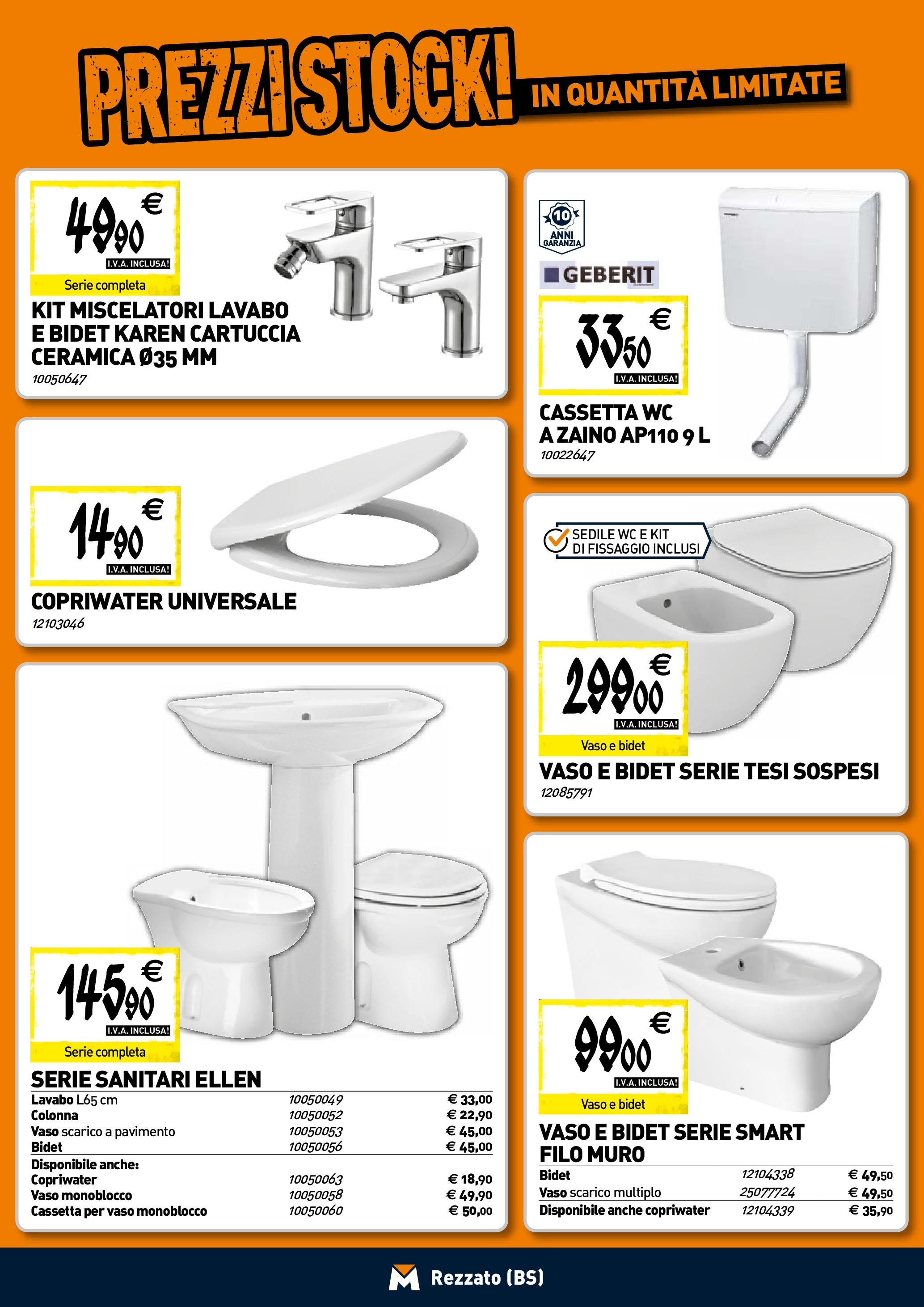 TECNOMAT - Straordinari prezzi stock! dal 30/07/2025 anteprima > nuovo offerte!β³ | Pagina: 5 | Prodotti: Pavimento, Zaino, WC, Vaso Nuovo TECNOMAT - Straordinari prezzi stock! dal 30/07/2025 > offerte anteprima ποΈ | Pagina: 5 | Prodotti: Pavimento, Zaino, WC, Vaso