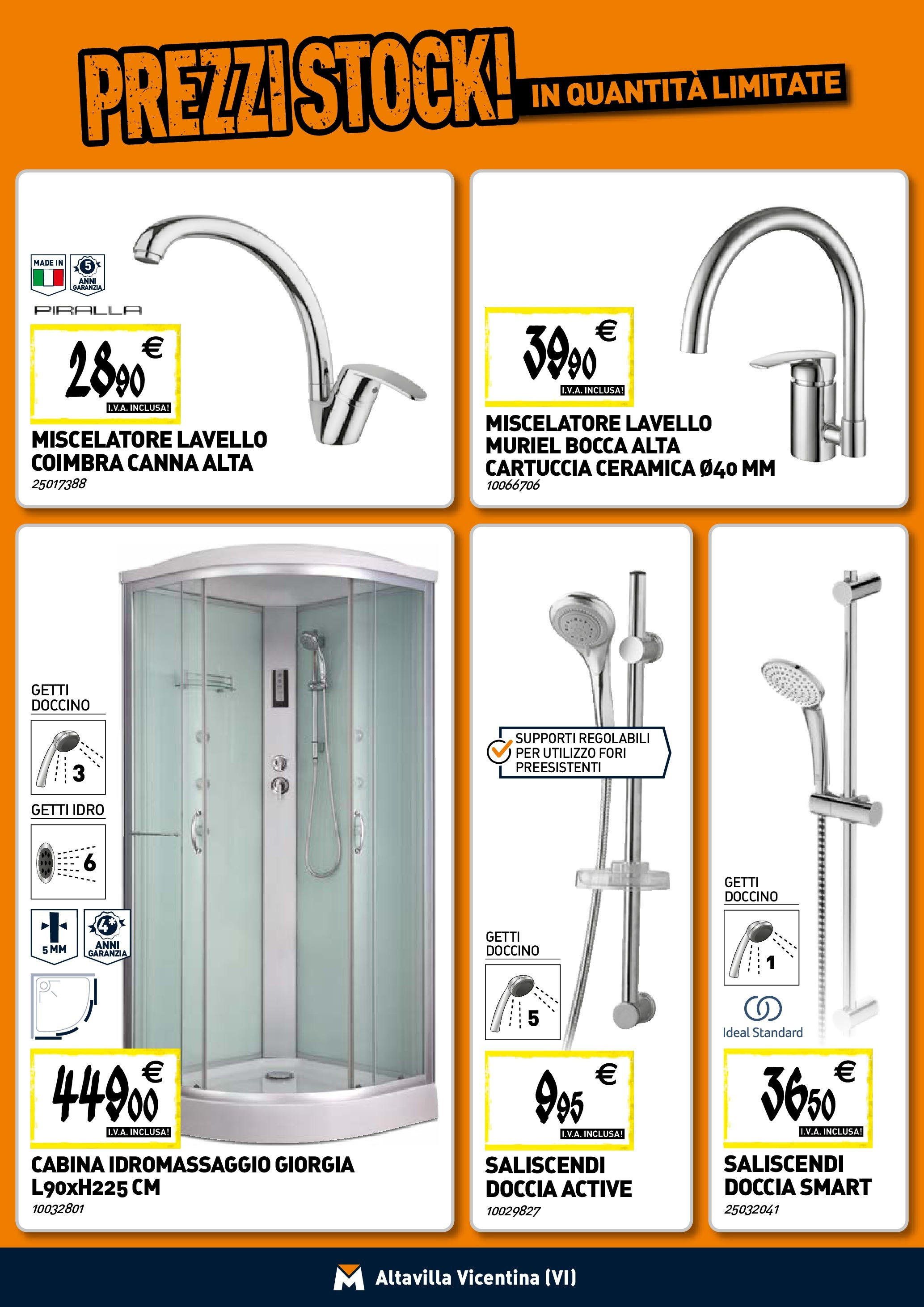 TECNOMAT - Straordinari prezzi stock! dal 30/07/2025 anteprima > nuovo offerte!β³ | Pagina: 3 | Prodotti: Lavello, Miscelatore, Doccia Nuovo TECNOMAT - Straordinari prezzi stock! dal 30/07/2025 > offerte anteprima ποΈ | Pagina: 3 | Prodotti: Lavello, Miscelatore, Doccia