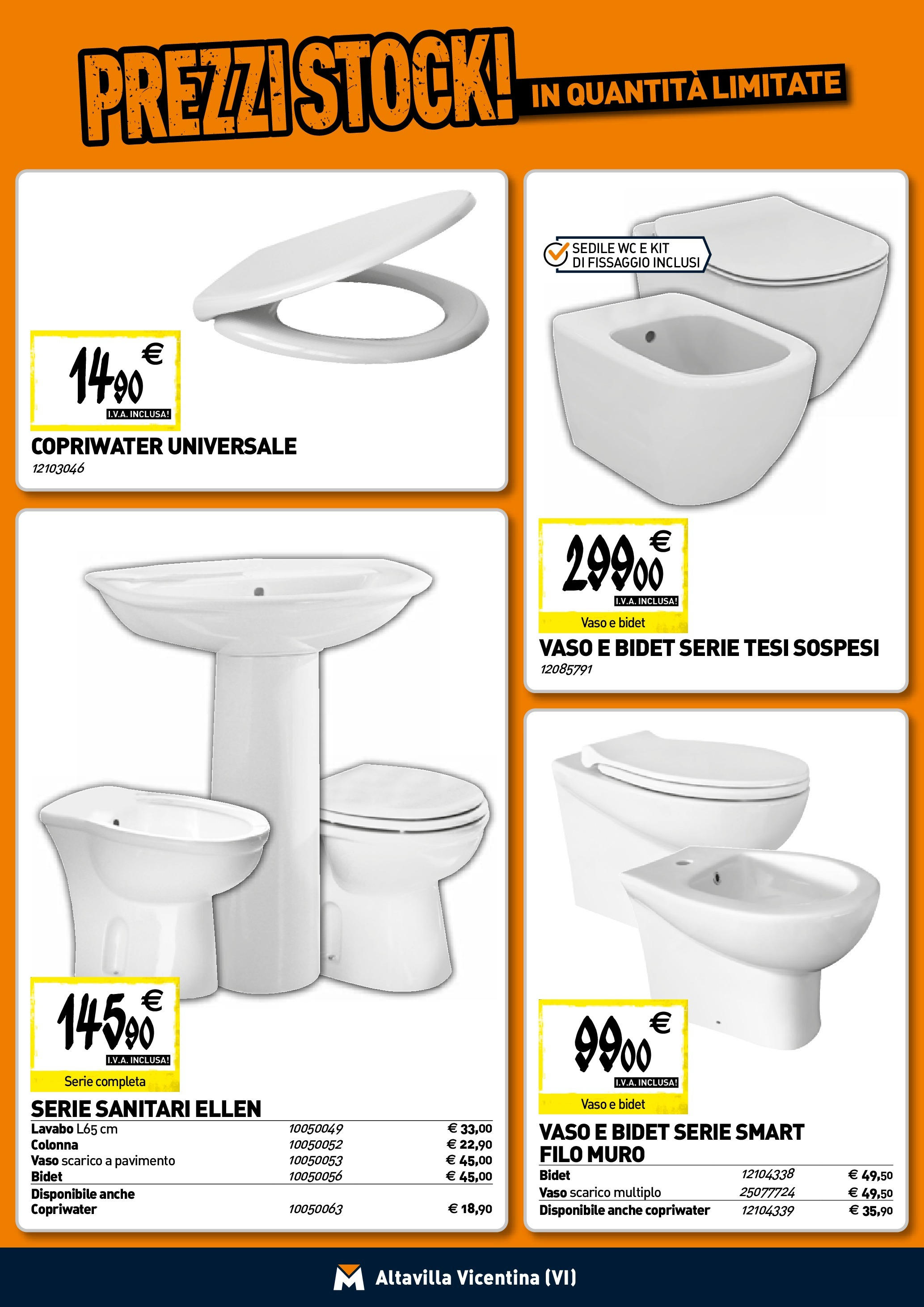 TECNOMAT - Straordinari prezzi stock! dal 30/07/2025 anteprima > nuovo offerte!β³ | Pagina: 5 | Prodotti: Pavimento, WC, Vaso Nuovo TECNOMAT - Straordinari prezzi stock! dal 30/07/2025 > offerte anteprima ποΈ | Pagina: 5 | Prodotti: Pavimento, WC, Vaso