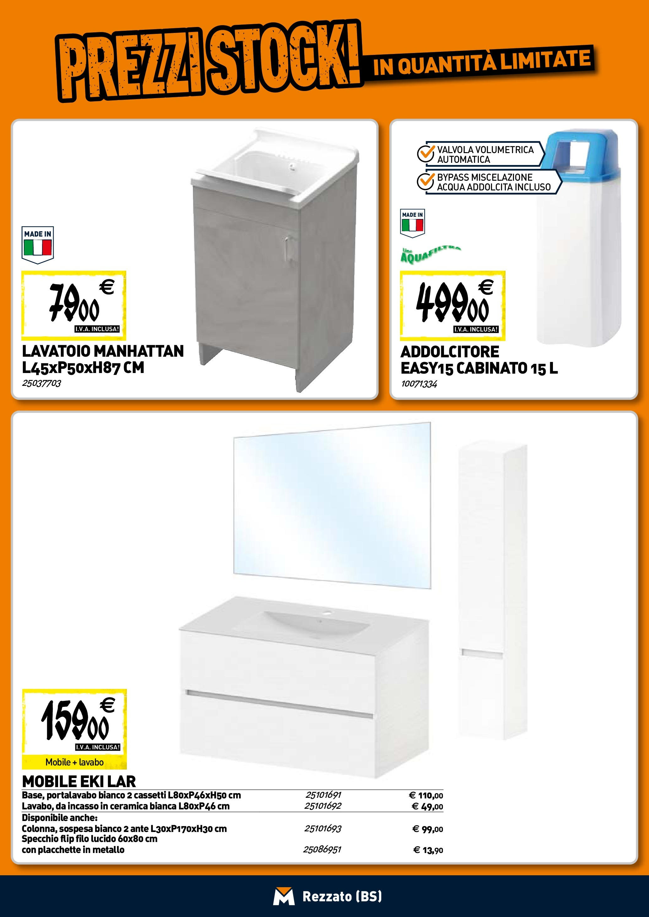 TECNOMAT - Straordinari prezzi stock! dal 30/07/2025 anteprima > nuovo offerte!β³ | Pagina: 7 | Prodotti: Mobile, Acqua, Specchio Nuovo TECNOMAT - Straordinari prezzi stock! dal 30/07/2025 > offerte anteprima ποΈ | Pagina: 7 | Prodotti: Mobile, Acqua, Specchio