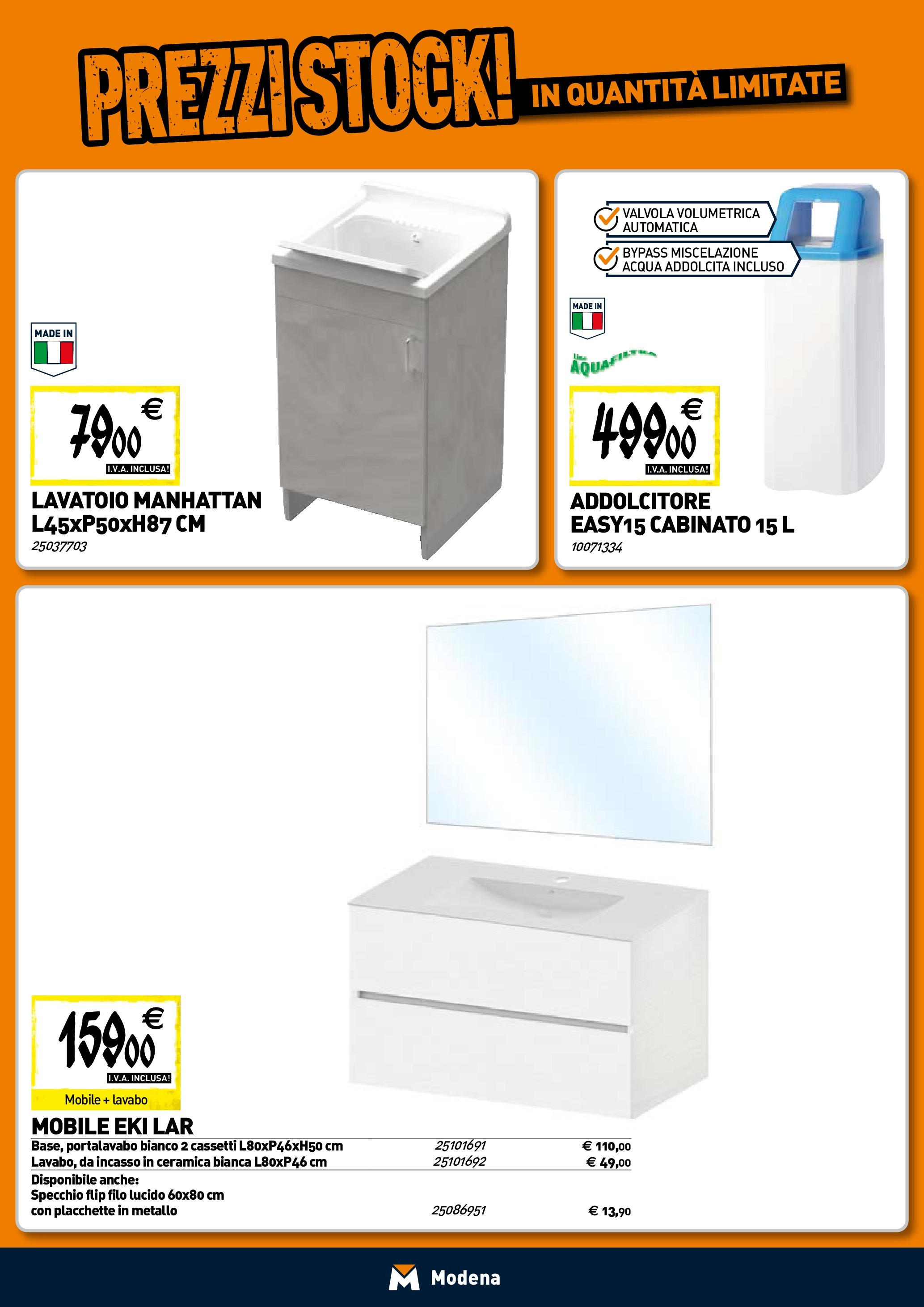 TECNOMAT - Straordinari prezzi stock! dal 30/07/2025 anteprima > nuovo offerte!β³ | Pagina: 6 | Prodotti: Mobile, Acqua, Specchio Nuovo TECNOMAT - Straordinari prezzi stock! dal 30/07/2025 > offerte anteprima ποΈ | Pagina: 6 | Prodotti: Mobile, Acqua, Specchio