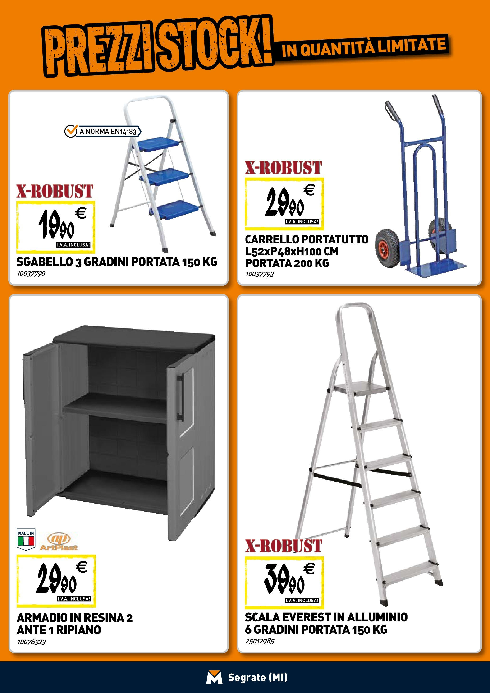 TECNOMAT - Straordinari prezzi stock! dal 30/07/2025 anteprima > nuovo offerte!β³ | Pagina: 20 | Prodotti: Ripiano, Carrello, Sgabello, Scala Nuovo TECNOMAT - Straordinari prezzi stock! dal 30/07/2025 > offerte anteprima ποΈ | Pagina: 20 | Prodotti: Ripiano, Carrello, Sgabello, Scala