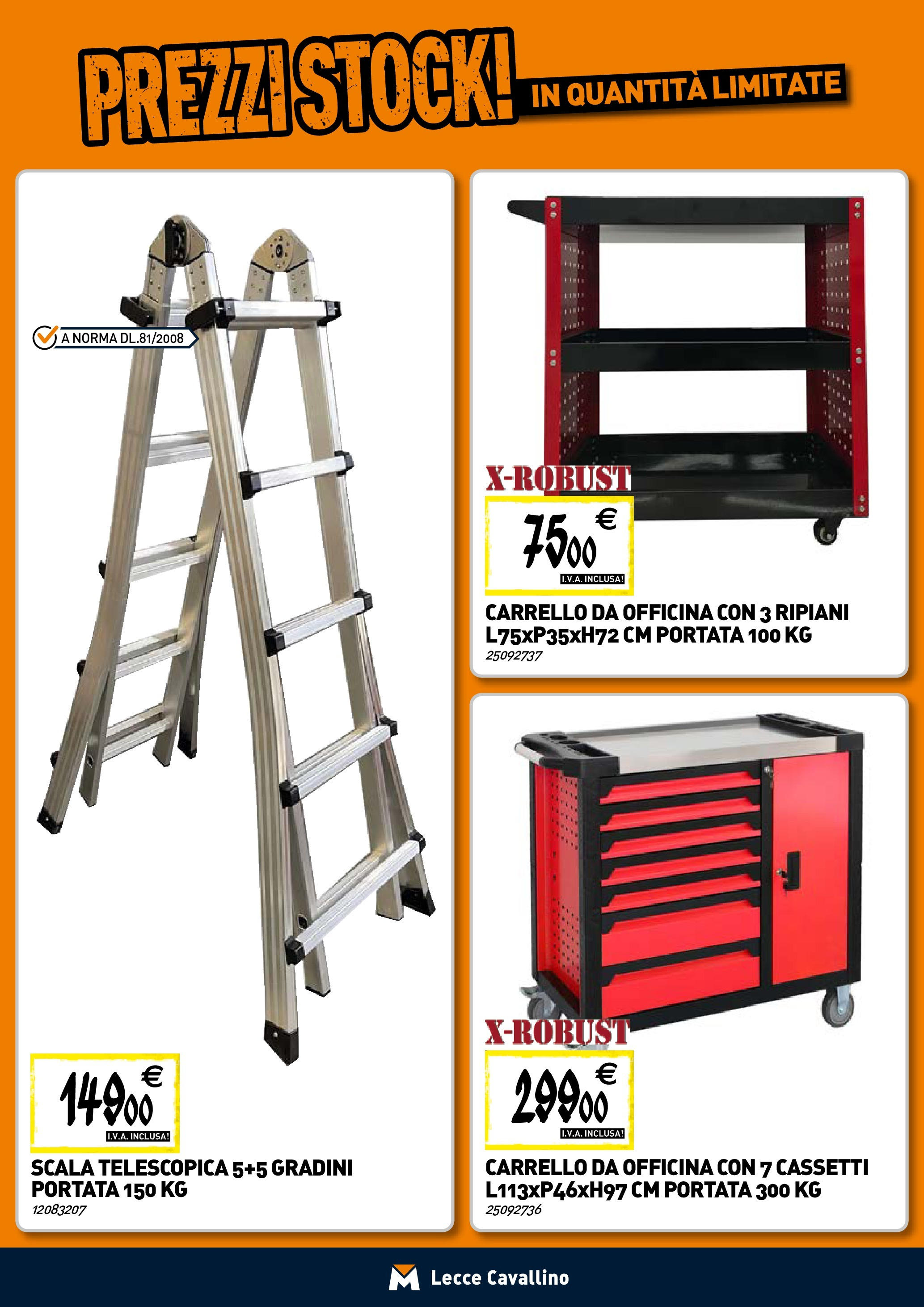 TECNOMAT - Straordinari prezzi stock! dal 30/07/2025 anteprima > nuovo offerte!β³ | Pagina: 20 | Prodotti: Carrello, Scala Nuovo TECNOMAT - Straordinari prezzi stock! dal 30/07/2025 > offerte anteprima ποΈ | Pagina: 20 | Prodotti: Carrello, Scala