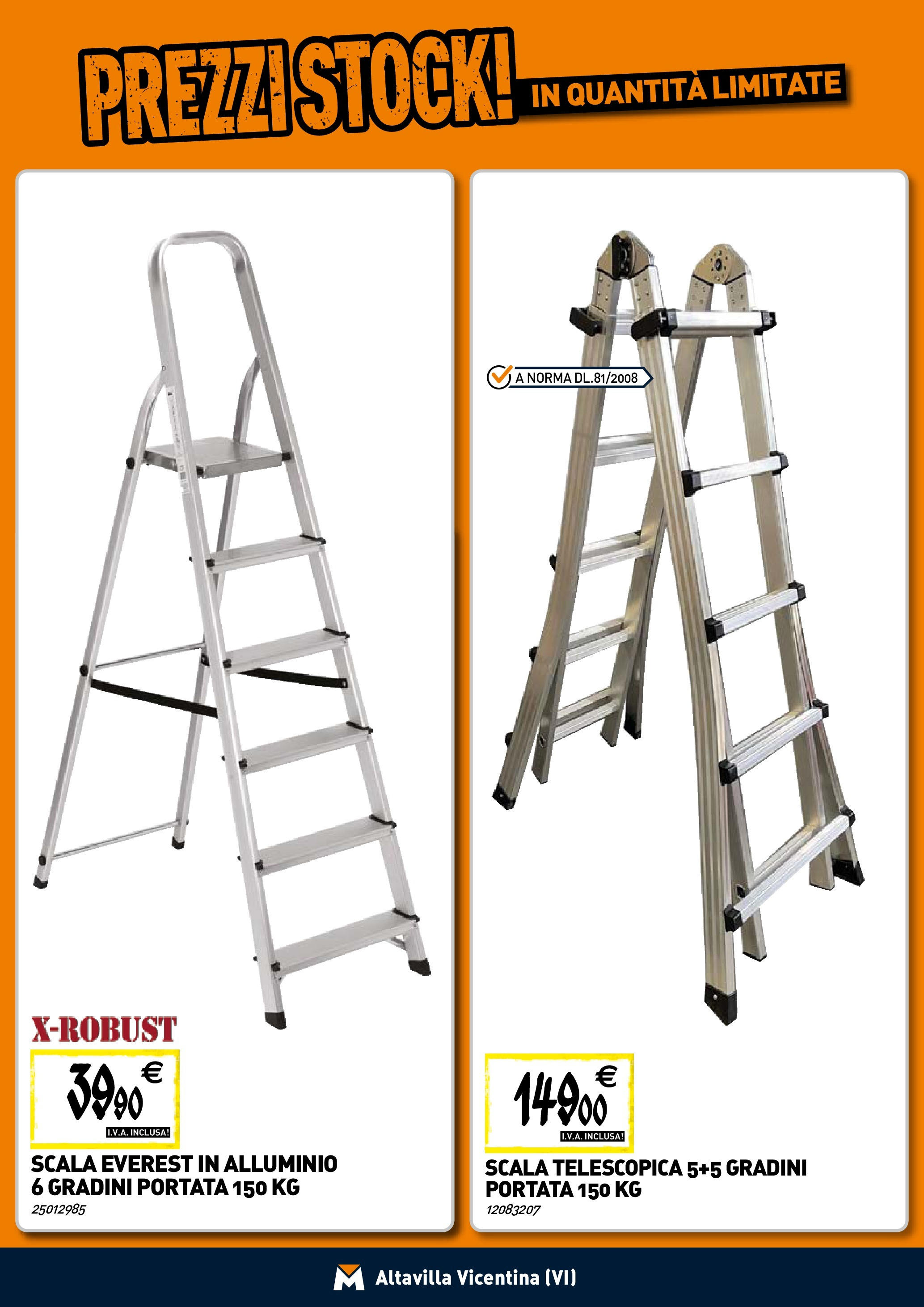 TECNOMAT - Straordinari prezzi stock! dal 30/07/2025 anteprima > nuovo offerte!β³ | Pagina: 20 | Prodotti: Scala, Alluminio Nuovo TECNOMAT - Straordinari prezzi stock! dal 30/07/2025 > offerte anteprima ποΈ | Pagina: 20 | Prodotti: Scala, Alluminio