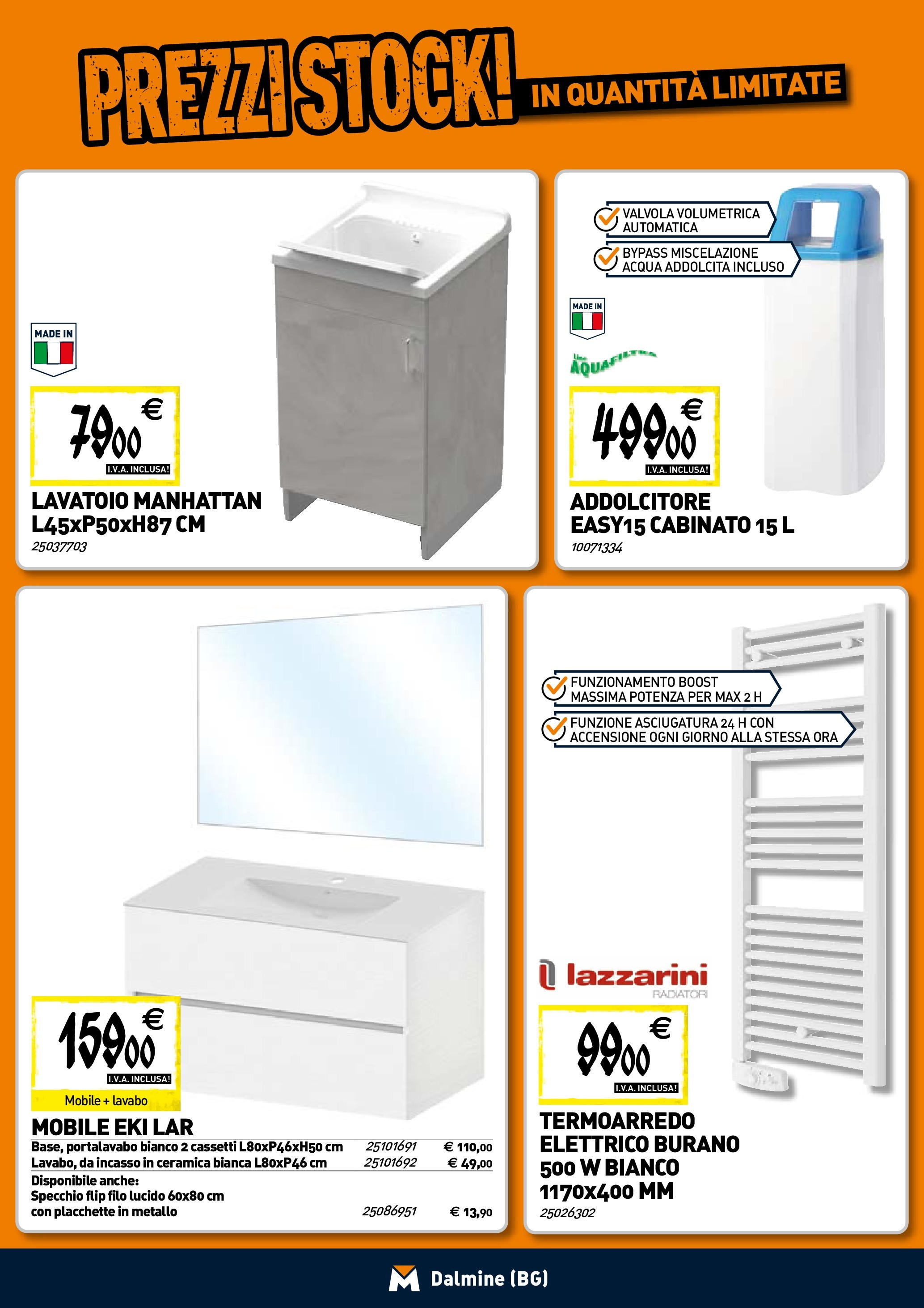 TECNOMAT - Straordinari prezzi stock! dal 30/07/2025 anteprima > nuovo offerte!β³ | Pagina: 6 | Prodotti: Mobile, Acqua, Specchio Nuovo TECNOMAT - Straordinari prezzi stock! dal 30/07/2025 > offerte anteprima ποΈ | Pagina: 6 | Prodotti: Mobile, Acqua, Specchio