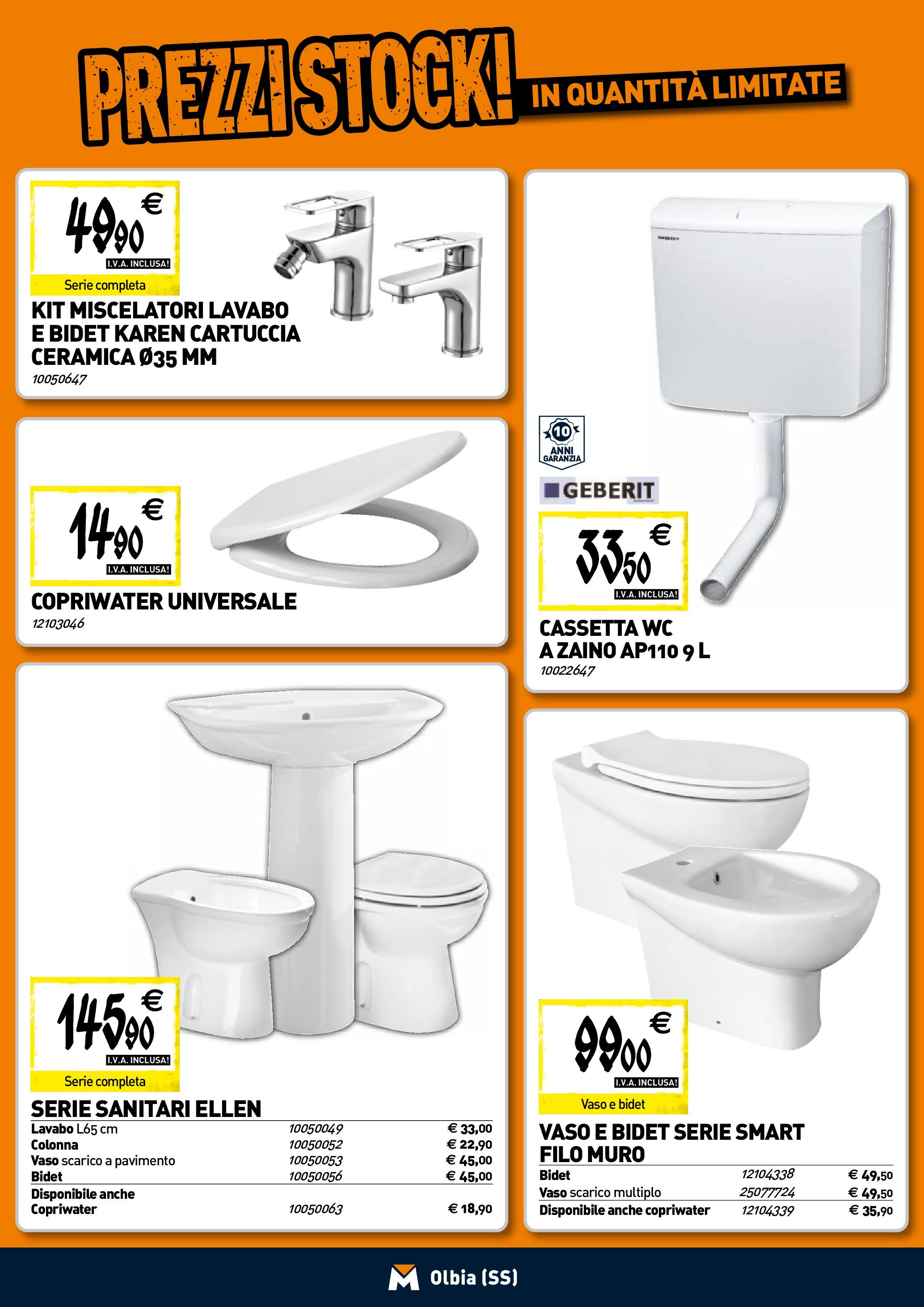 TECNOMAT - Straordinari prezzi stock! dal 30/07/2025 anteprima > nuovo offerte!β³ | Pagina: 5 | Prodotti: Pavimento, Zaino, WC, Vaso Nuovo TECNOMAT - Straordinari prezzi stock! dal 30/07/2025 > offerte anteprima ποΈ | Pagina: 5 | Prodotti: Pavimento, Zaino, WC, Vaso