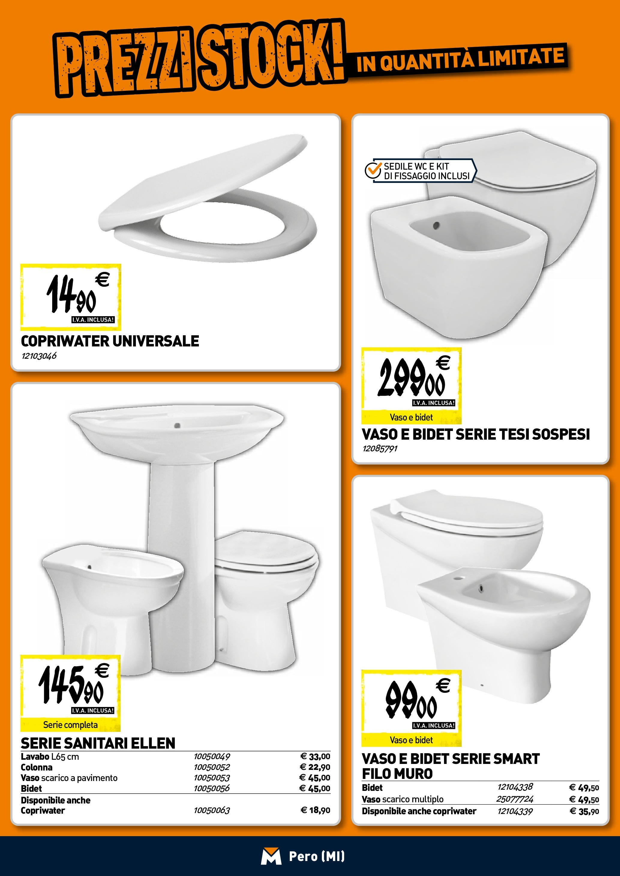 Nuovo TECNOMAT - Straordinari prezzi stock! dal 30/07/2025 > offerte anteprima 🛍️ | Pagina: 5 | Prodotti: Pavimento, WC, Vaso