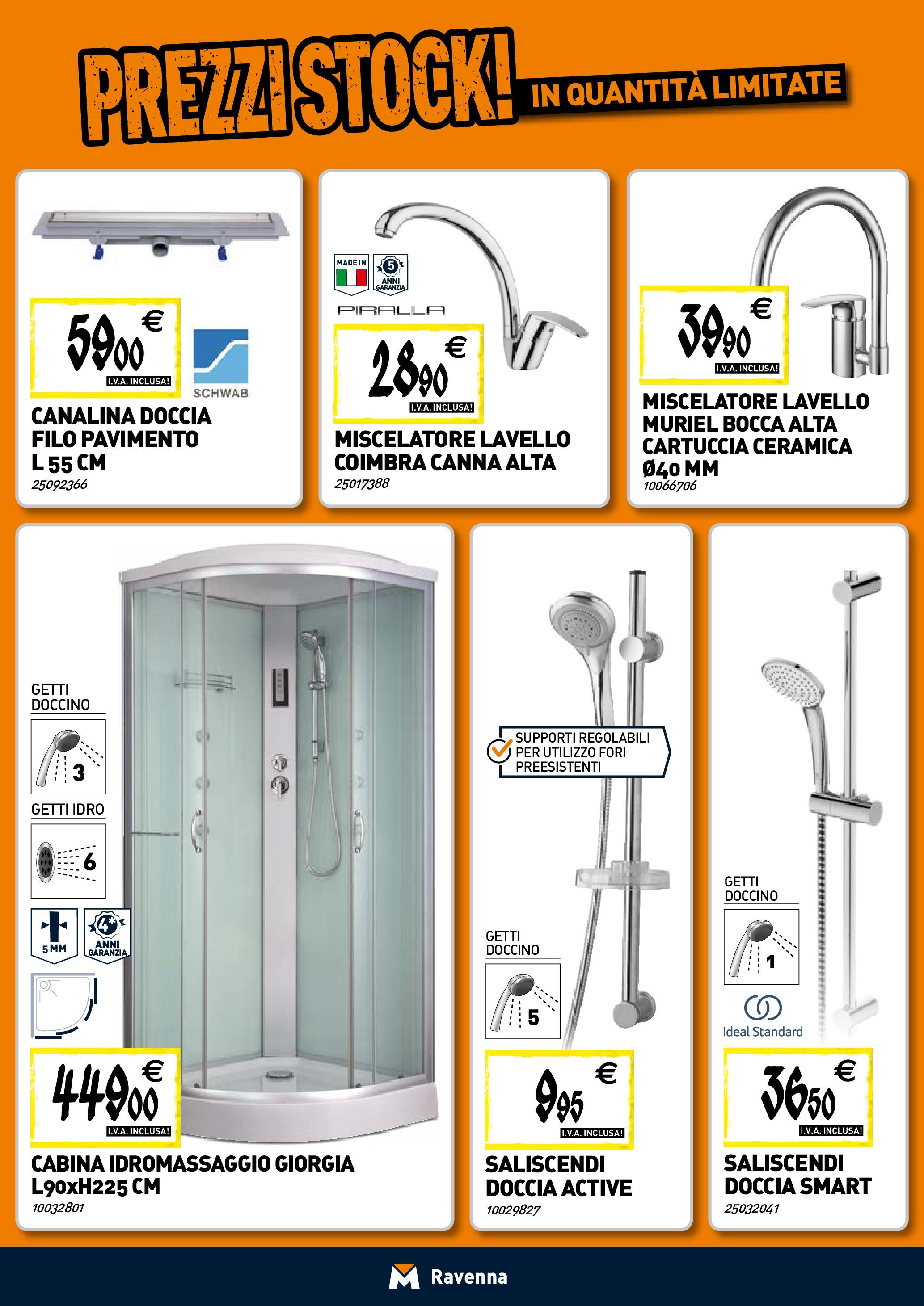 Nuovo TECNOMAT - Straordinari prezzi stock! dal 30/07/2025 > offerte anteprima 🛍️ | Pagina: 3 | Prodotti: Pavimento, Lavello, Miscelatore, Doccia