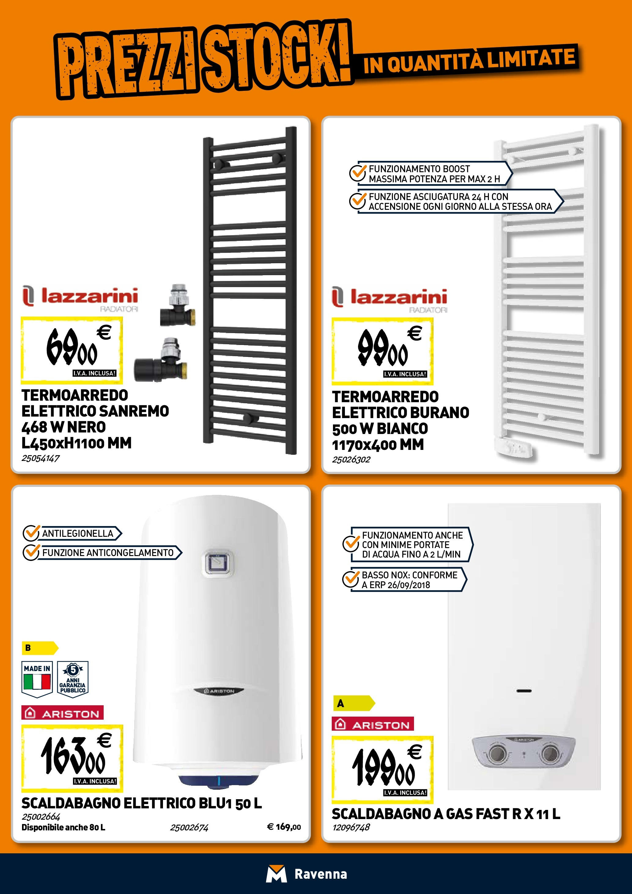 Nuovo TECNOMAT - Straordinari prezzi stock! dal 30/07/2025 > offerte anteprima 🛍️ | Pagina: 6 | Prodotti: Scaldabagno, Acqua