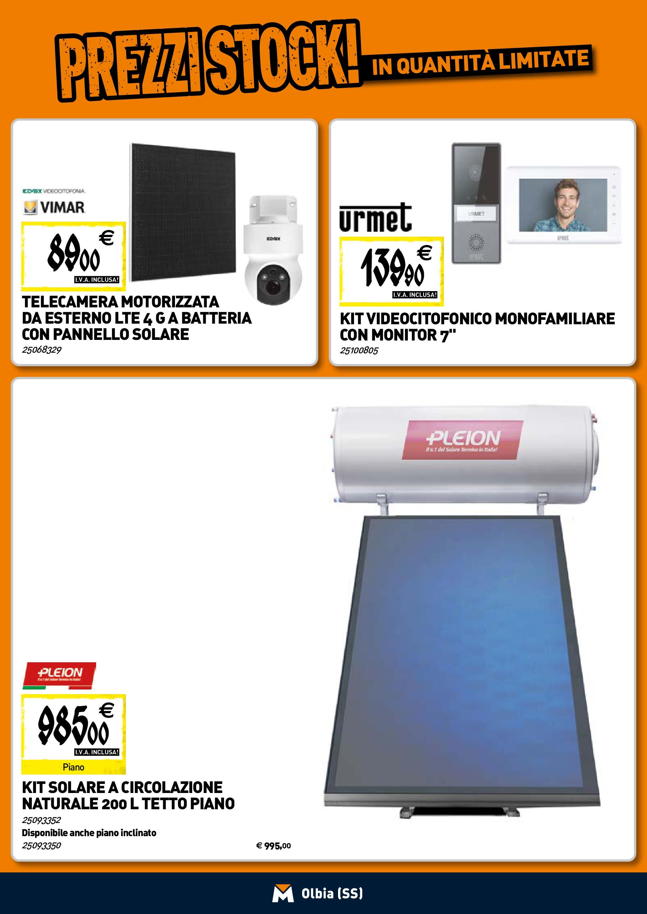 TECNOMAT - Straordinari prezzi stock! dal 30/07/2025 anteprima > nuovo offerte!β³ | Pagina: 16 | Prodotti: Monitor, Batteria Nuovo TECNOMAT - Straordinari prezzi stock! dal 30/07/2025 > offerte anteprima ποΈ | Pagina: 16 | Prodotti: Monitor, Batteria