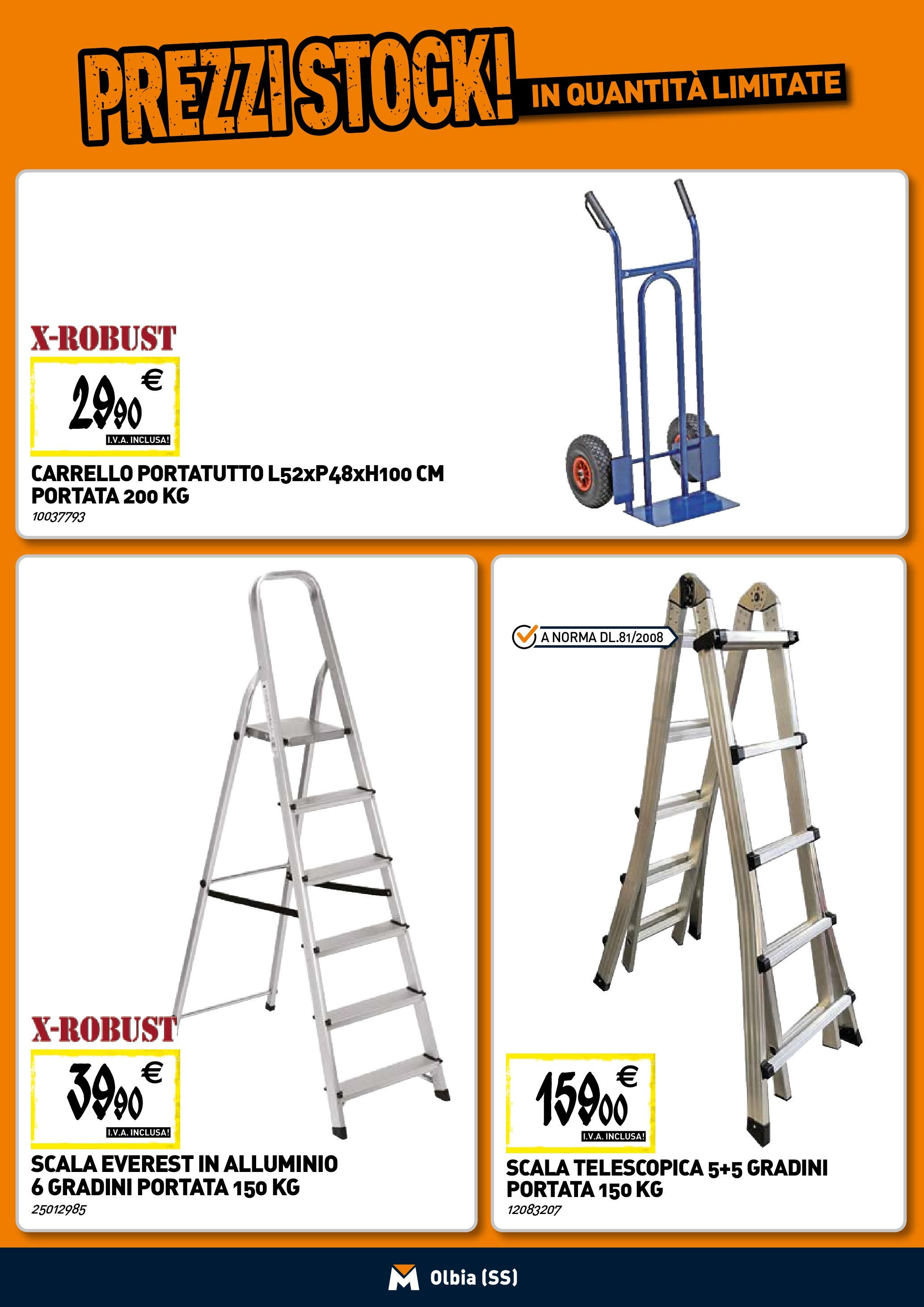 TECNOMAT - Straordinari prezzi stock! dal 30/07/2025 anteprima > nuovo offerte!β³ | Pagina: 19 | Prodotti: Carrello, Scala, Alluminio Nuovo TECNOMAT - Straordinari prezzi stock! dal 30/07/2025 > offerte anteprima ποΈ | Pagina: 19 | Prodotti: Carrello, Scala, Alluminio