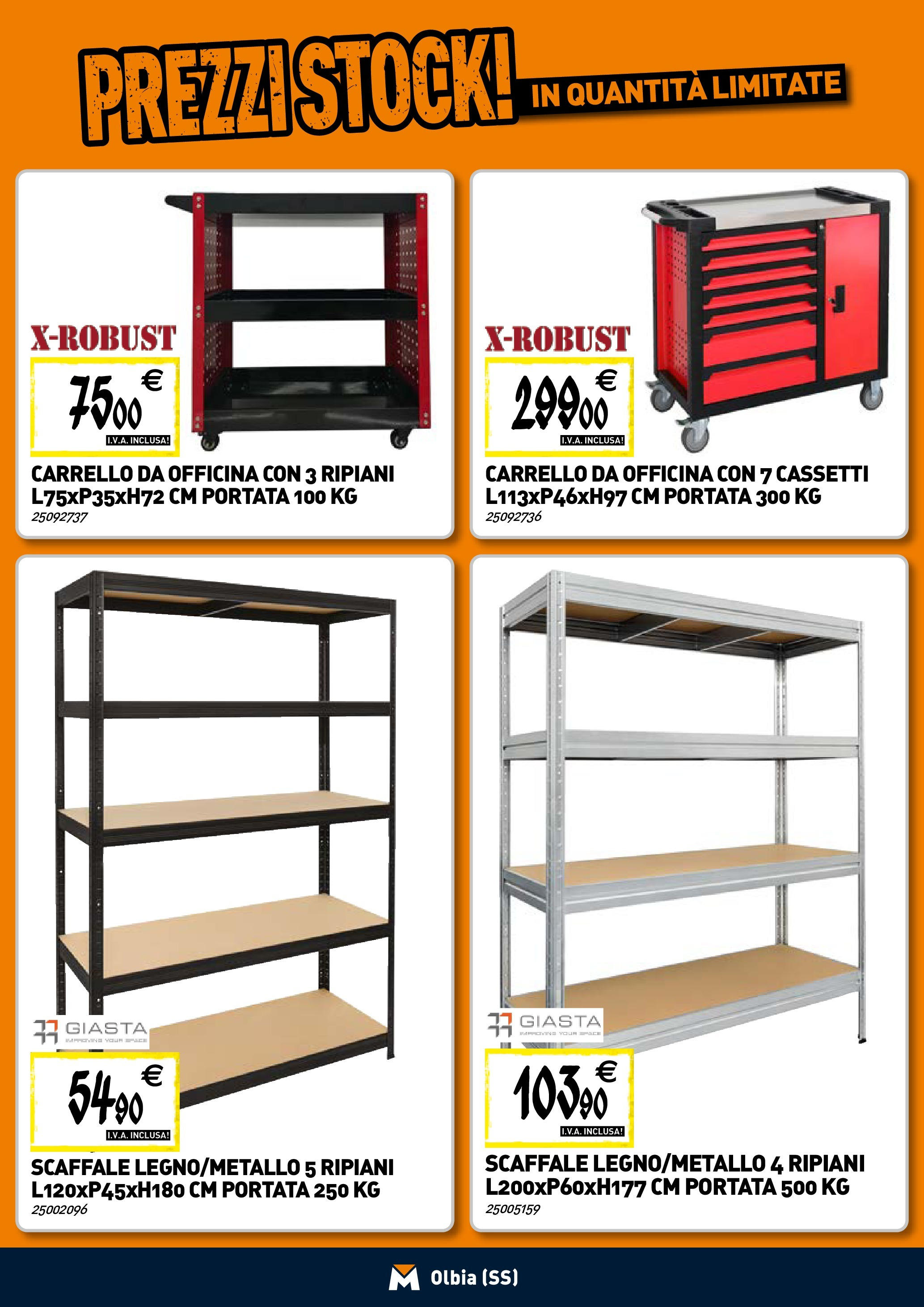TECNOMAT - Straordinari prezzi stock! dal 30/07/2025 anteprima > nuovo offerte!β³ | Pagina: 20 | Prodotti: Carrello, Scaffale Nuovo TECNOMAT - Straordinari prezzi stock! dal 30/07/2025 > offerte anteprima ποΈ | Pagina: 20 | Prodotti: Carrello, Scaffale