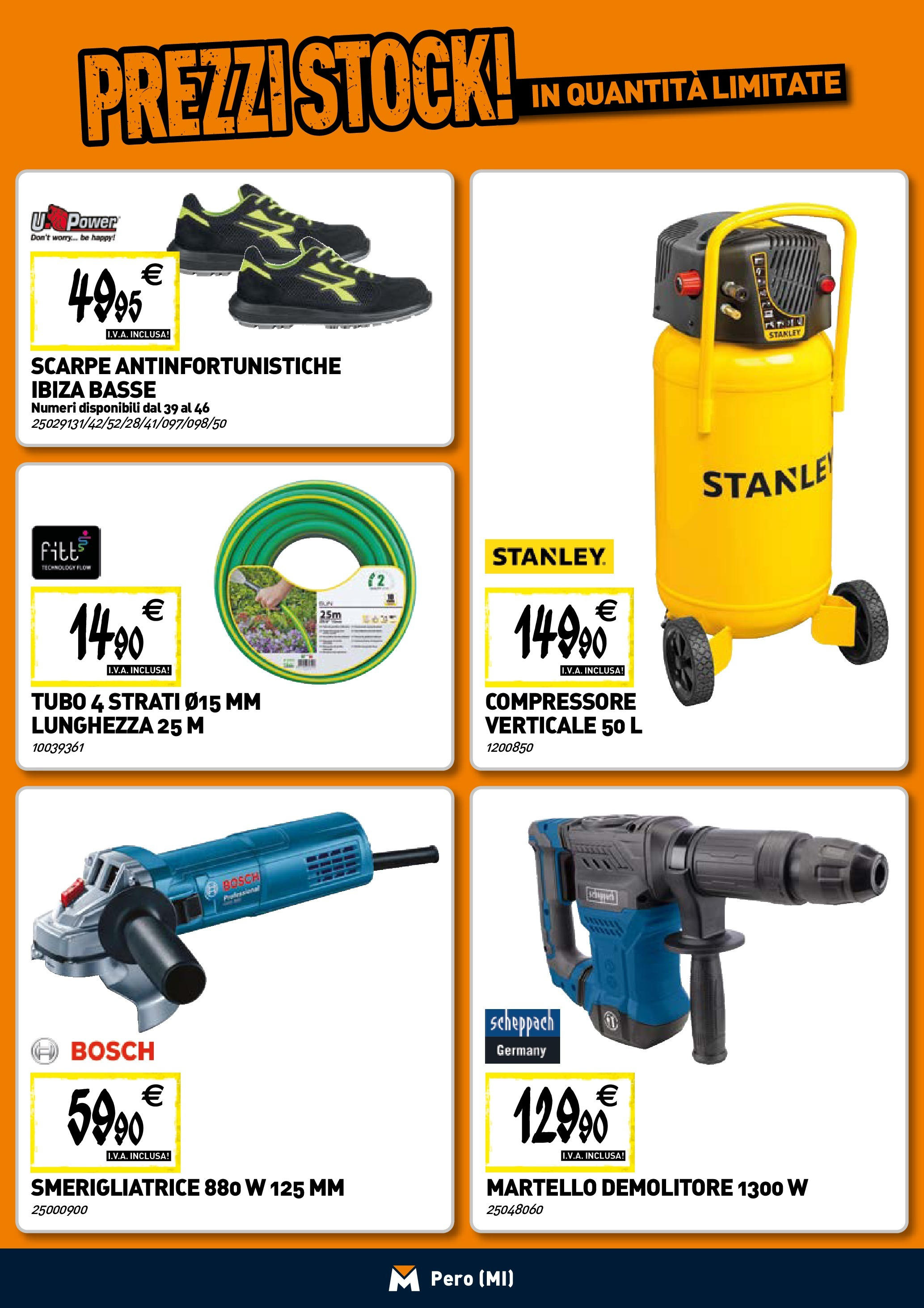Nuovo TECNOMAT - Straordinari prezzi stock! dal 30/07/2025 > offerte anteprima 🛍️ | Pagina: 18 | Prodotti: Compressore, Tubo, Scarpe, Martello