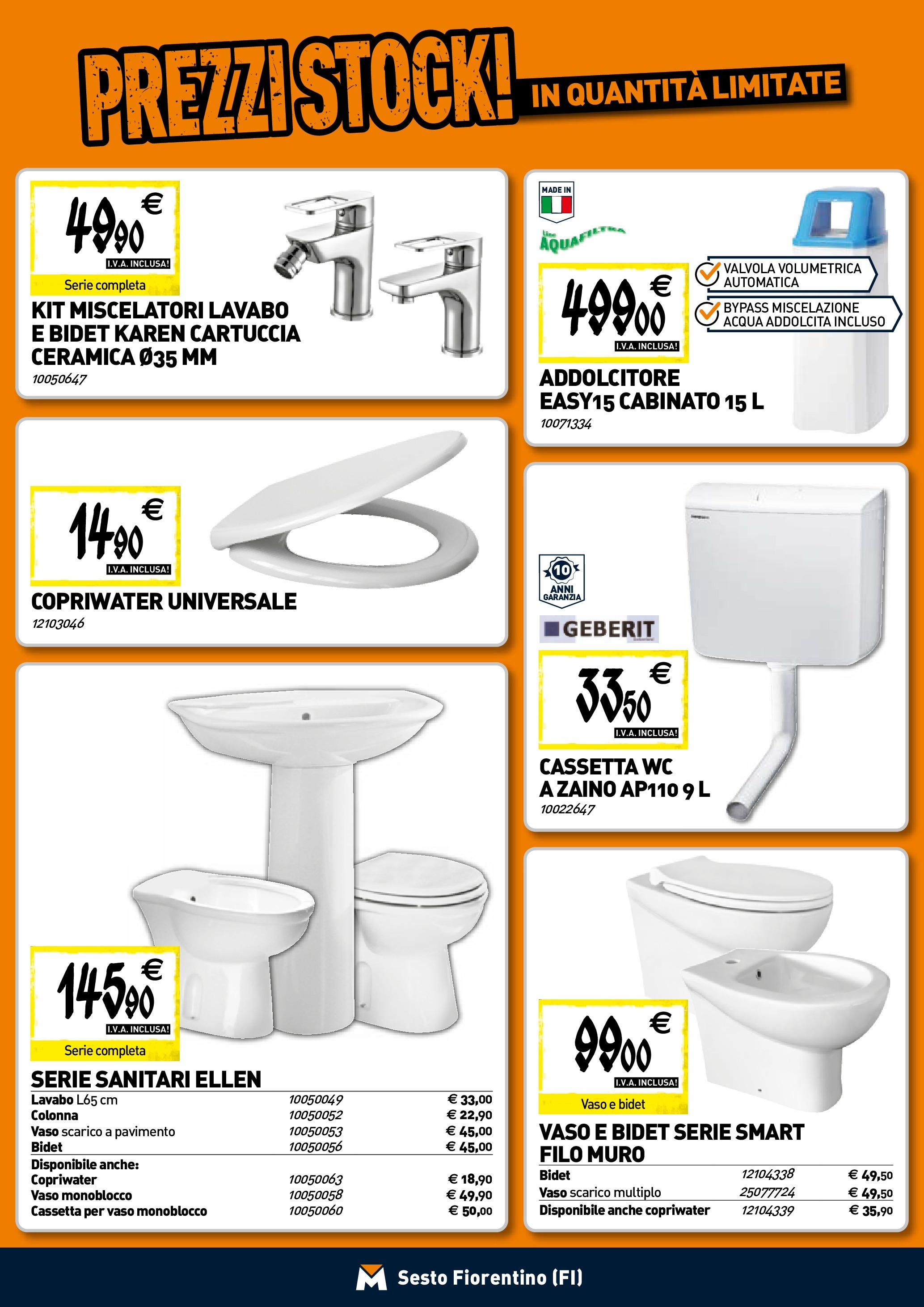 TECNOMAT - Straordinari prezzi stock! dal 30/07/2025 anteprima > nuovo offerte!β³ | Pagina: 5 | Prodotti: Pavimento, Zaino, WC, Vaso Nuovo TECNOMAT - Straordinari prezzi stock! dal 30/07/2025 > offerte anteprima ποΈ | Pagina: 5 | Prodotti: Pavimento, Zaino, WC, Vaso