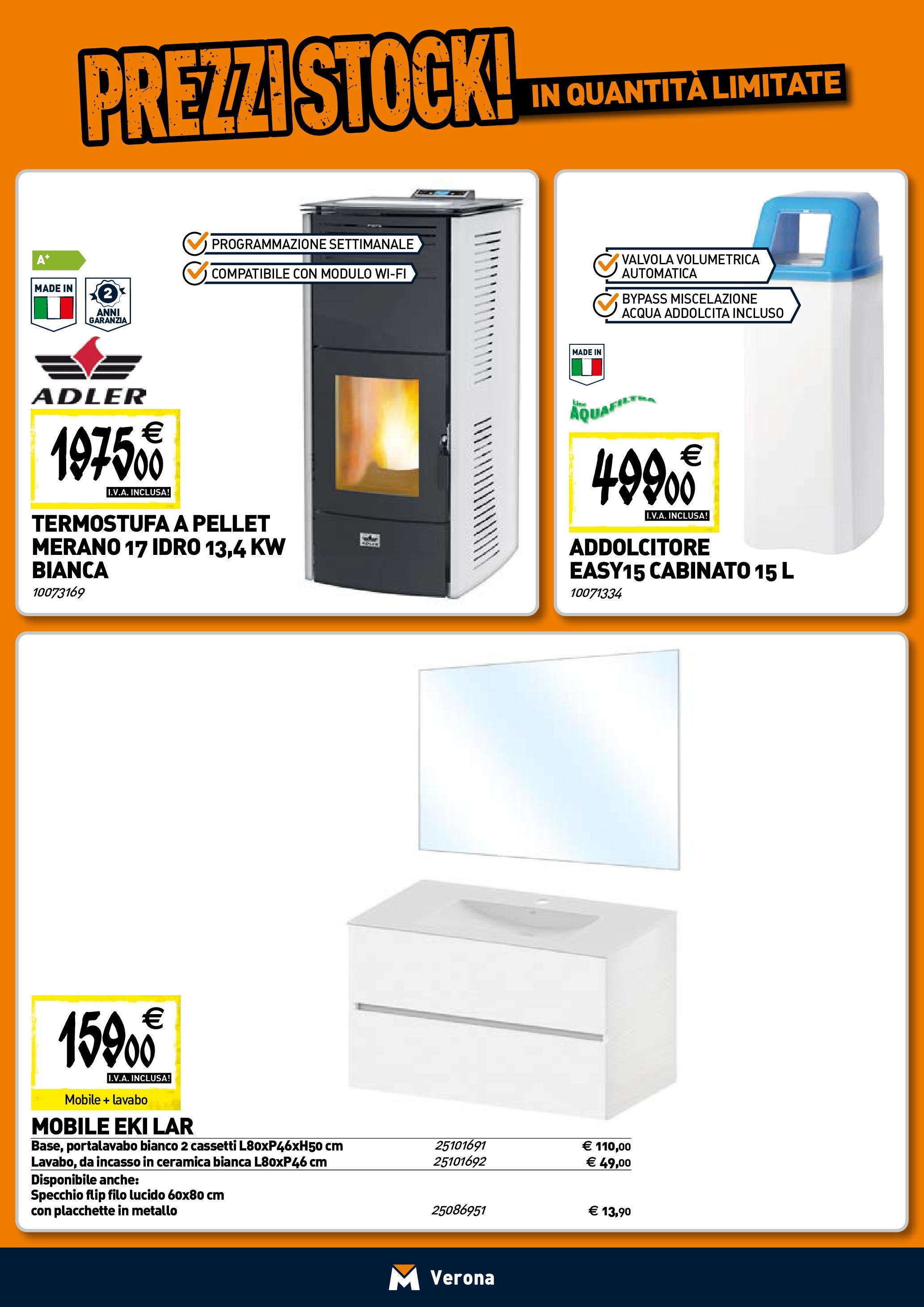 TECNOMAT - Straordinari prezzi stock! dal 30/07/2025 anteprima > nuovo offerte!β³ | Pagina: 7 | Prodotti: Mobile, Pellet, Acqua, Specchio Nuovo TECNOMAT - Straordinari prezzi stock! dal 30/07/2025 > offerte anteprima ποΈ | Pagina: 7 | Prodotti: Mobile, Pellet, Acqua, Specchio