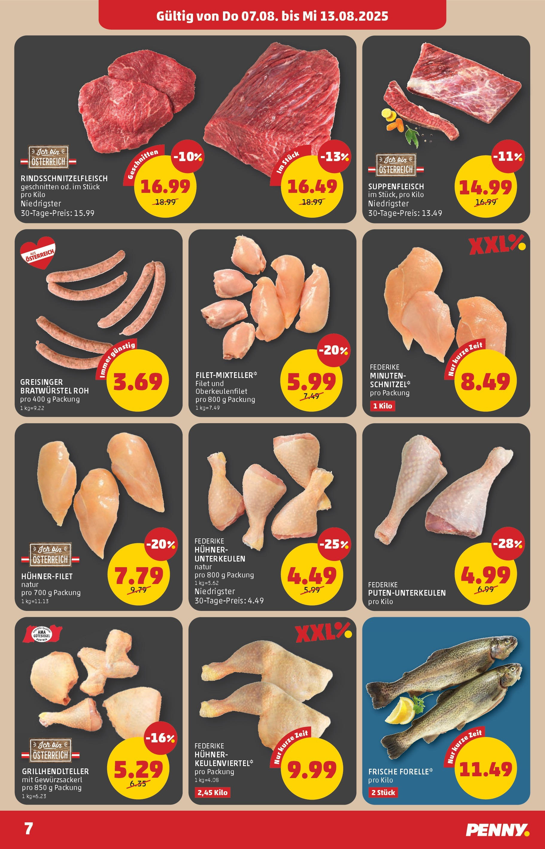 Penny Markt Flugblatt ab (07.08.2025) || Angebote, Prospekt | Seite: 7 Penny Markt Flugblatt ab (07.08.2025) - Angebote, Prospekt | Seite: 7