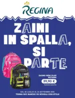 Regina Grandi Magazzini Zaini in spalla, si parte - al 21.09.2025