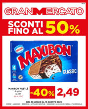 Sconti fino al 50%