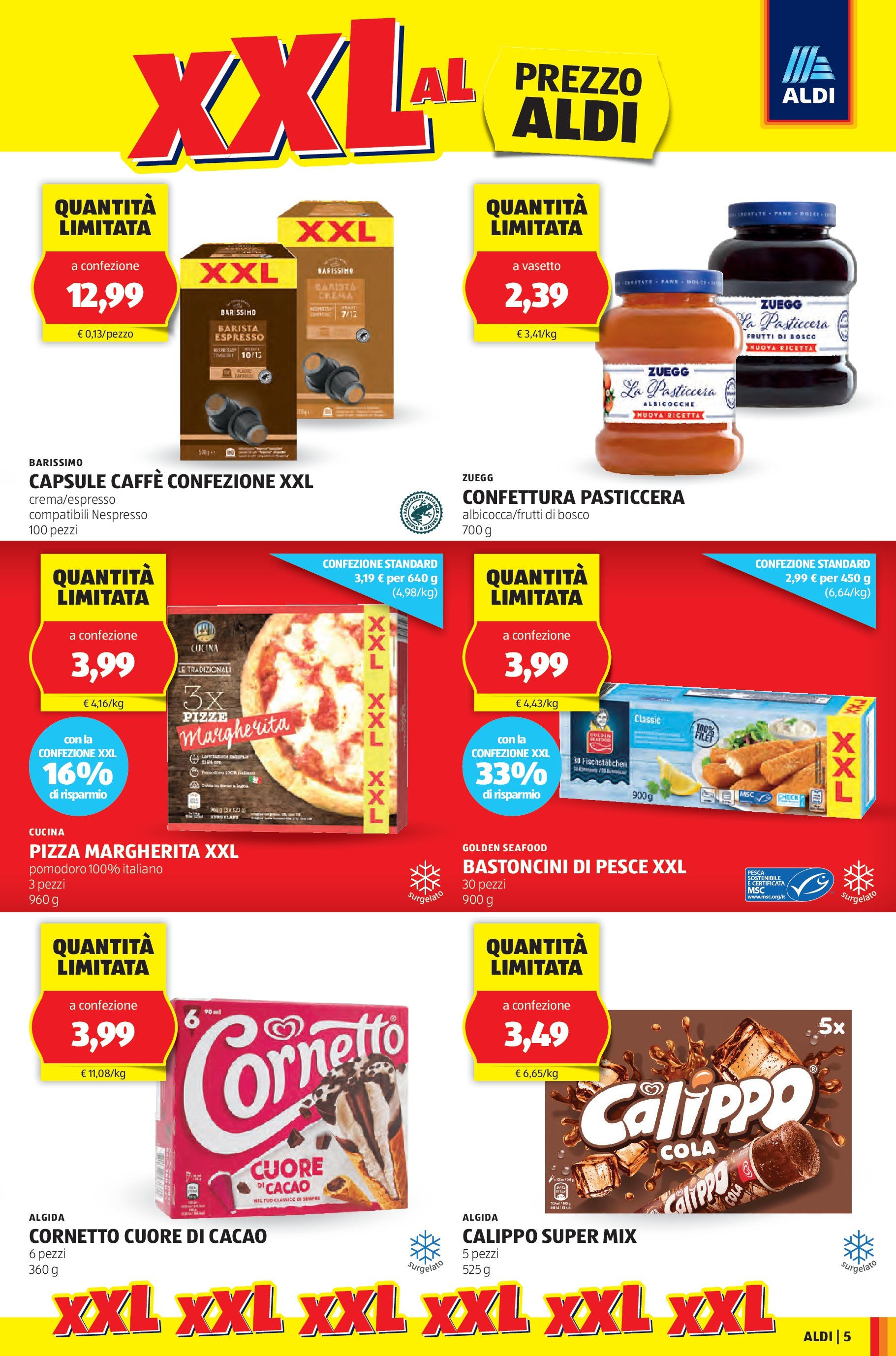Nuovo Aldi - XXL dal 03/08/2025 > offerte anteprima 🛍️ | Pagina: 5 | Prodotti: Crema, Pomodoro, Pesca, Albicocche