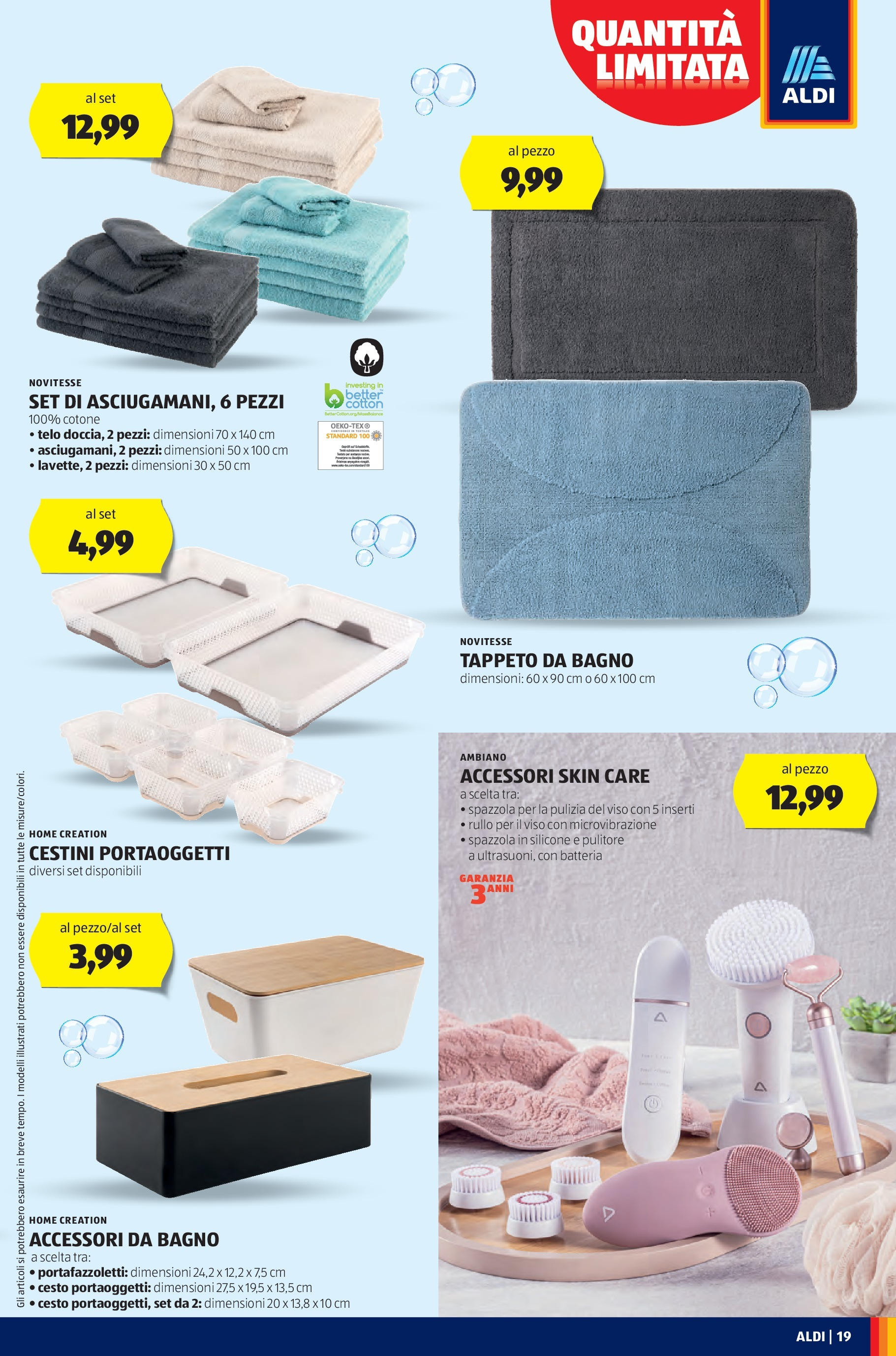 Nuovo Aldi - XXL dal 03/08/2025 > offerte anteprima 🛍️ | Pagina: 19 | Prodotti: Rullo, Silicone, Batteria, Bagno