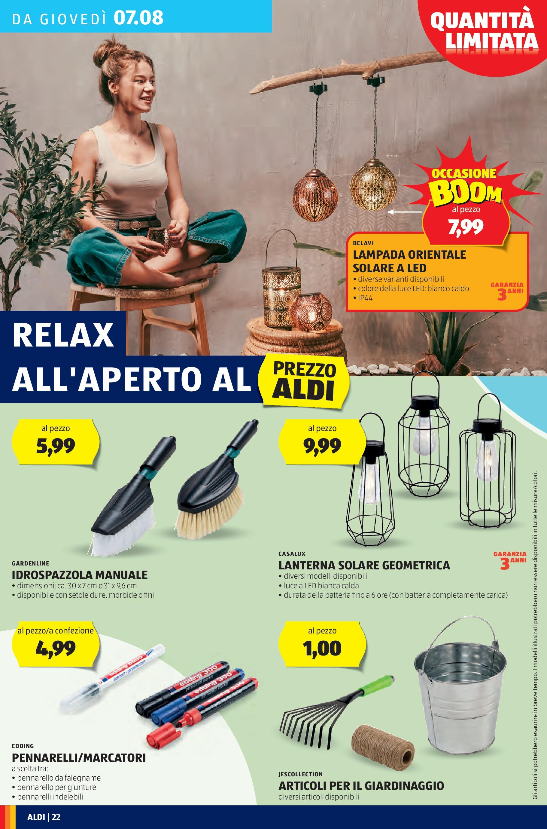 Nuovo Aldi - XXL dal 03/08/2025 > offerte anteprima 🛍️ | Pagina: 22 | Prodotti: Lanterna, Pennarelli, Batteria, Lampada