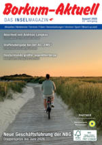 Borkum-Aktuell - Das Inselmagazin Borkum Aktuell - bis 31.08.2025