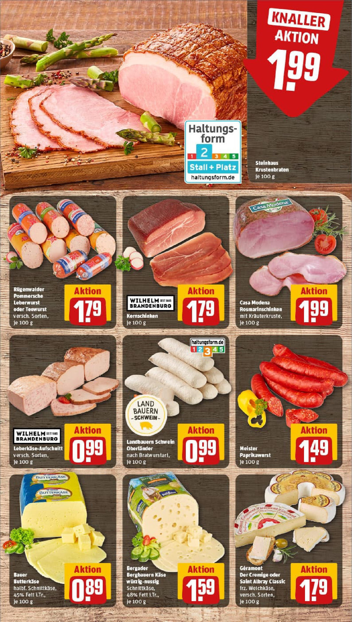 REWE Prospekt ab 03.08.2025 zum Blättern » Angebote | Seite: 9 | Produkte: Geramont, Käse, Krustenbraten REWE Prospekt ab 03.08.2025 zum Blättern » Angebote | Seite: 9 | Produkte: Geramont, Käse, Krustenbraten