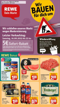 Rewe prospekt Auerbach	 gültig ab dem 03.08.2025