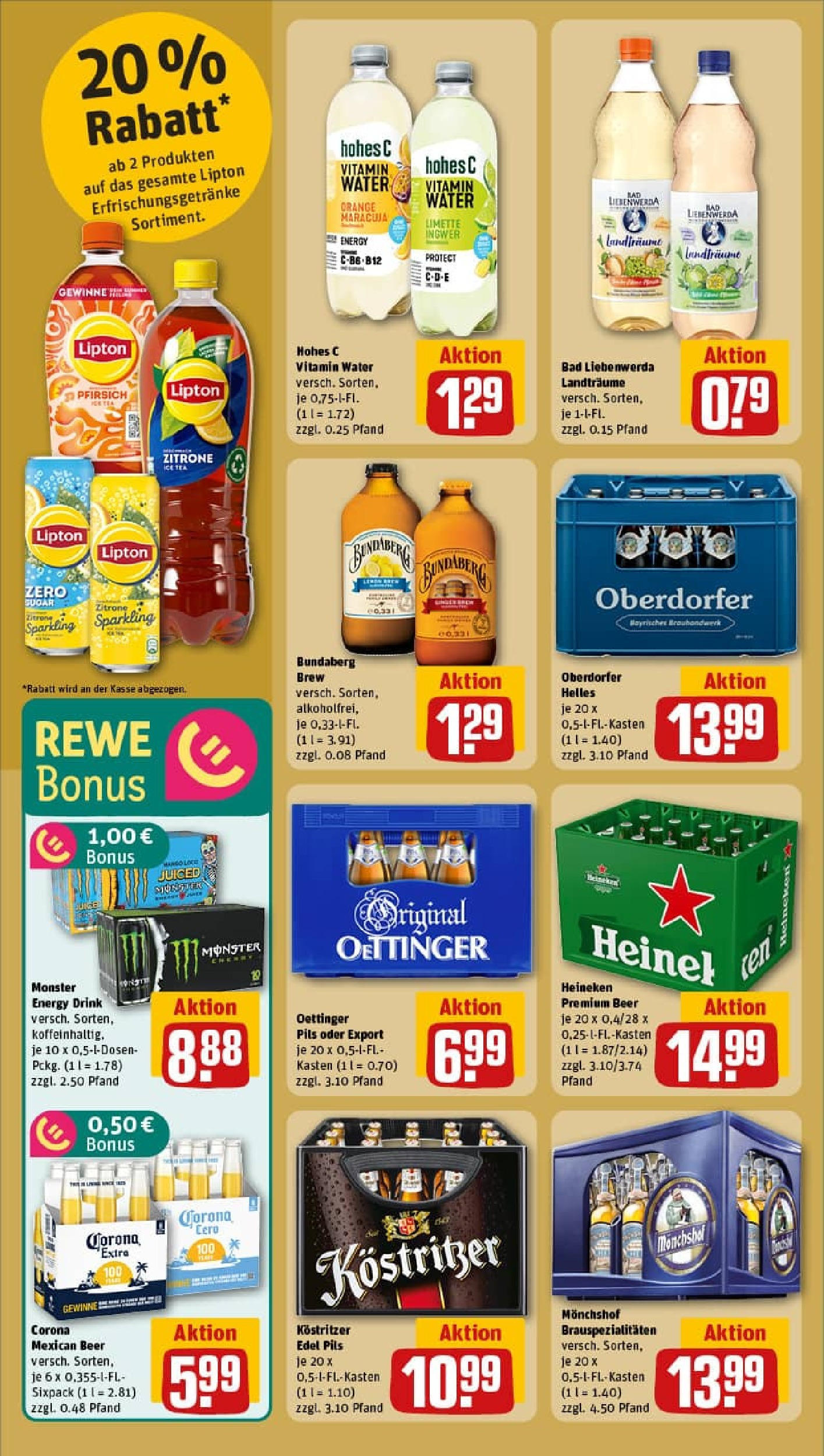 REWE Prospekt ab 03.08.2025 zum Blättern » Angebote | Seite: 20 | Produkte: Energy, Bad, Pils, Zitrone REWE Prospekt ab 03.08.2025 zum Blättern » Angebote | Seite: 20 | Produkte: Energy, Bad, Pils, Zitrone