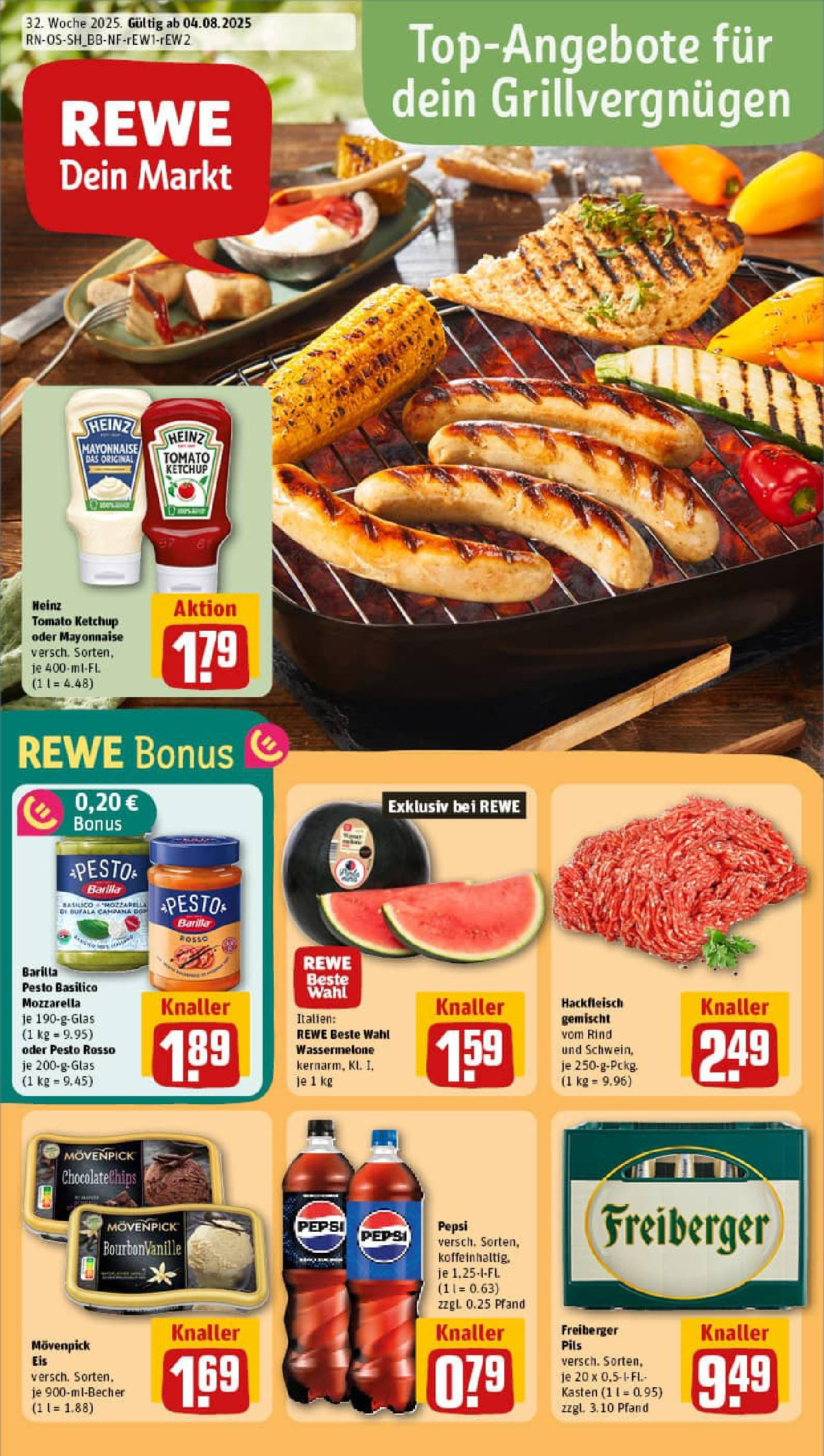 REWE Prospekt ab 04.08.2025 zum Blättern » Angebote | Seite: 1 REWE Prospekt ab 04.08.2025 zum Blättern » Angebote | Seite: 1