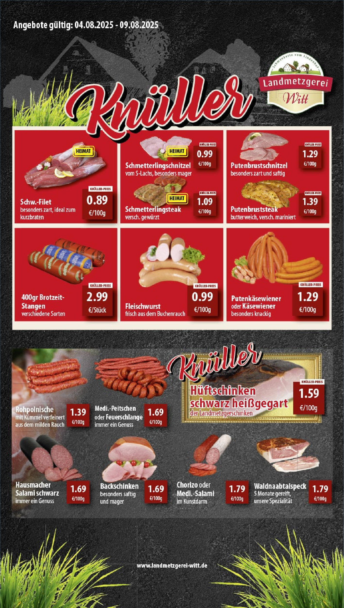 REWE Prospekt ab 03.08.2025 zum Blättern » Angebote | Seite: 8 | Produkte: Butter, Salami, Steak REWE Prospekt ab 03.08.2025 zum Blättern » Angebote | Seite: 8 | Produkte: Butter, Salami, Steak