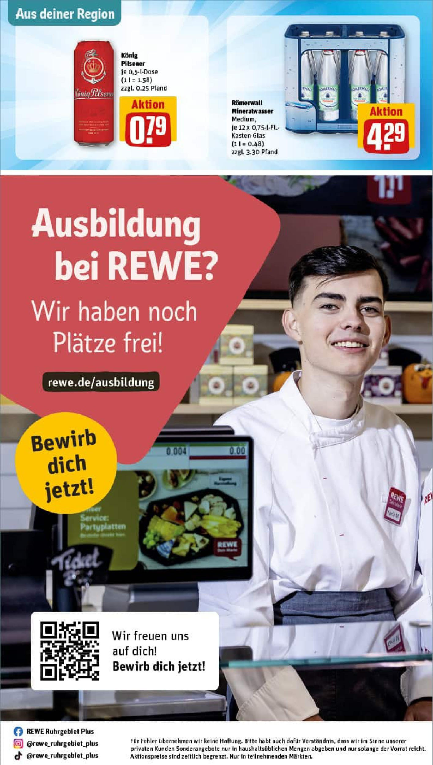 REWE Prospekt ab 03.08.2025 zum Blättern » Angebote | Seite: 31 | Produkte: Konig pilsener, Mineralwasser REWE Prospekt ab 03.08.2025 zum Blättern » Angebote | Seite: 31 | Produkte: Konig pilsener, Mineralwasser
