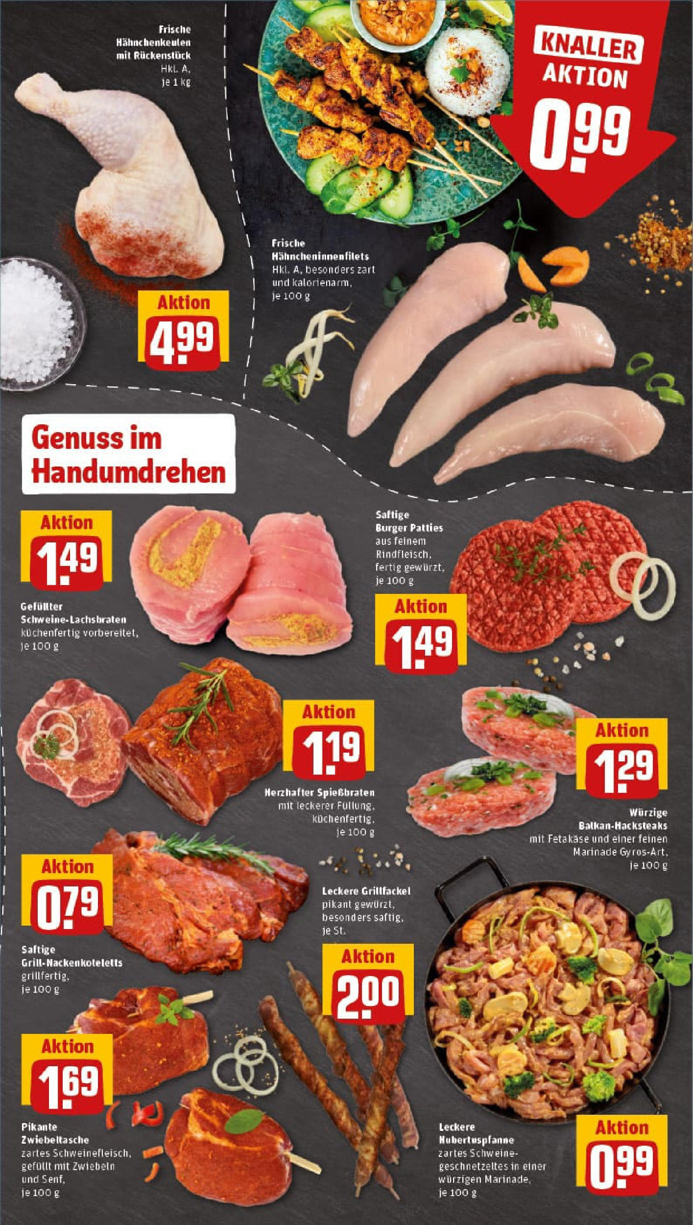 REWE Prospekt ab 03.08.2025 zum Blättern » Angebote | Seite: 7 | Produkte: Burger, Zwiebeln REWE Prospekt ab 03.08.2025 zum Blättern » Angebote | Seite: 7 | Produkte: Burger, Zwiebeln