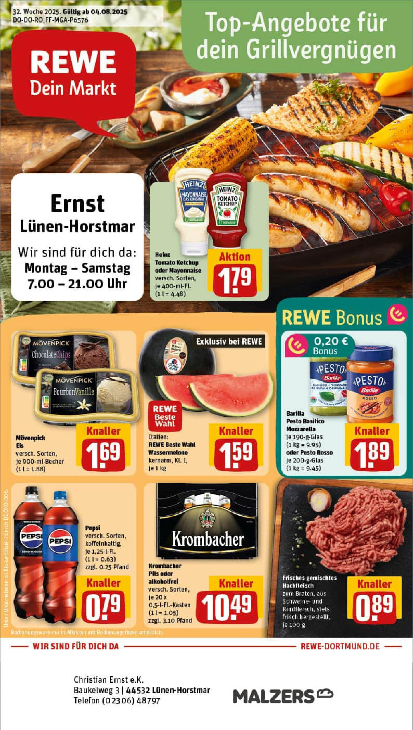 REWE Prospekt ab 03.08.2025 zum Blättern » Angebote | Seite: 1 REWE Prospekt ab 03.08.2025 zum Blättern » Angebote | Seite: 1