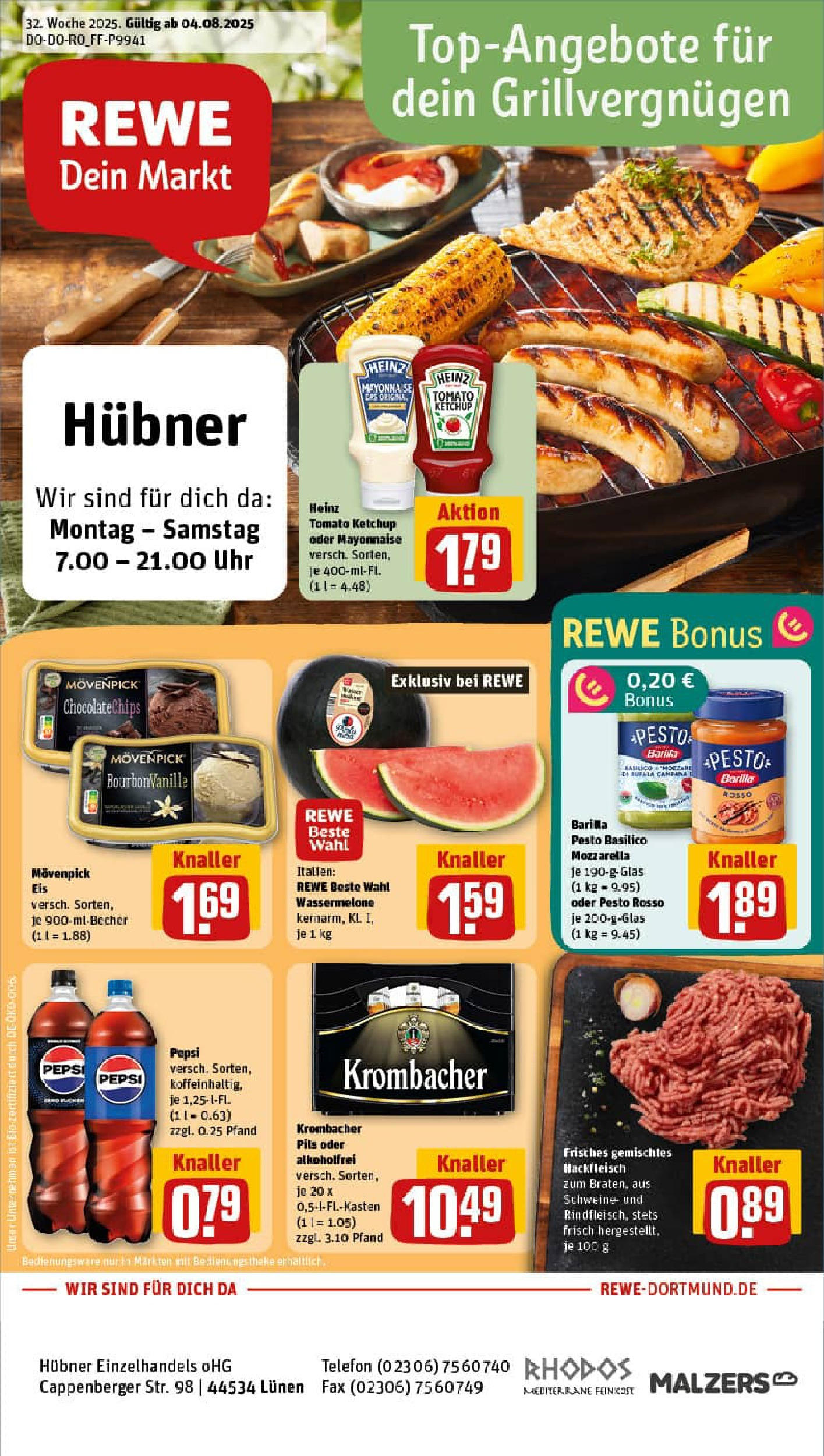 REWE Prospekt ab 03.08.2025 zum Blättern » Angebote | Seite: 1 REWE Prospekt ab 03.08.2025 zum Blättern » Angebote | Seite: 1