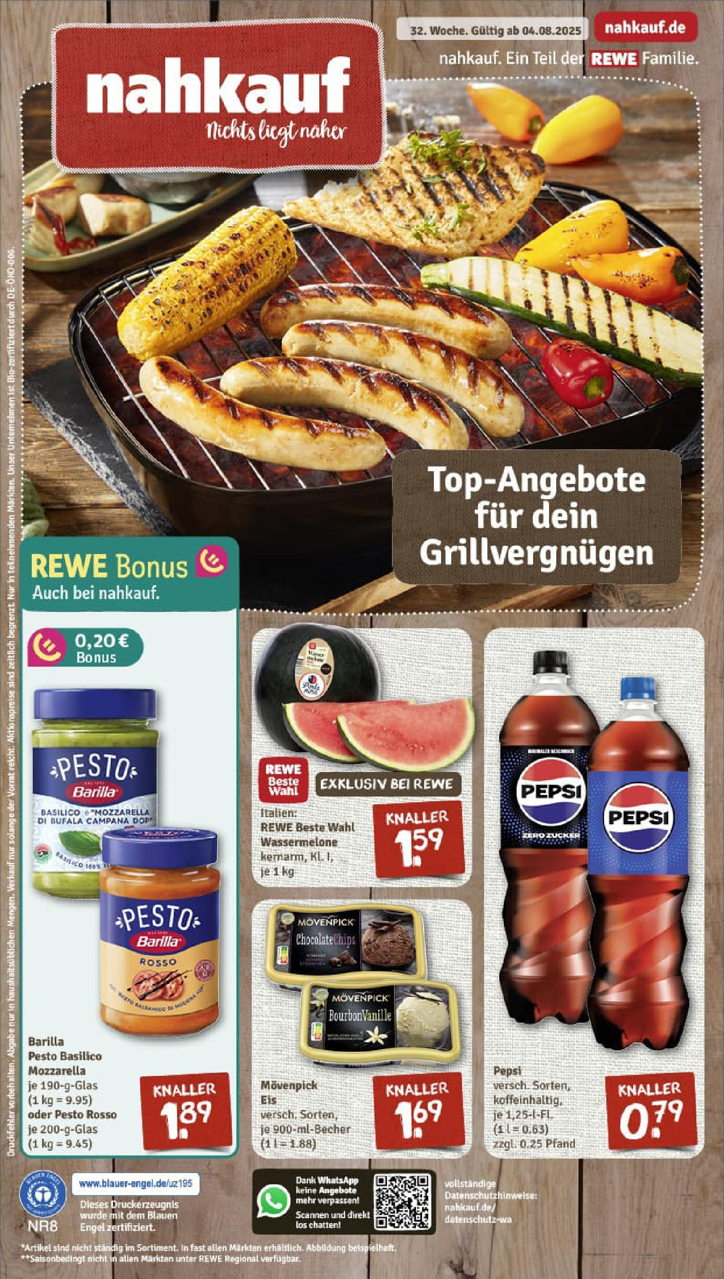 REWE Prospekt ab 03.08.2025 zum Blättern » Angebote | Seite: 1 REWE Prospekt ab 03.08.2025 zum Blättern » Angebote | Seite: 1
