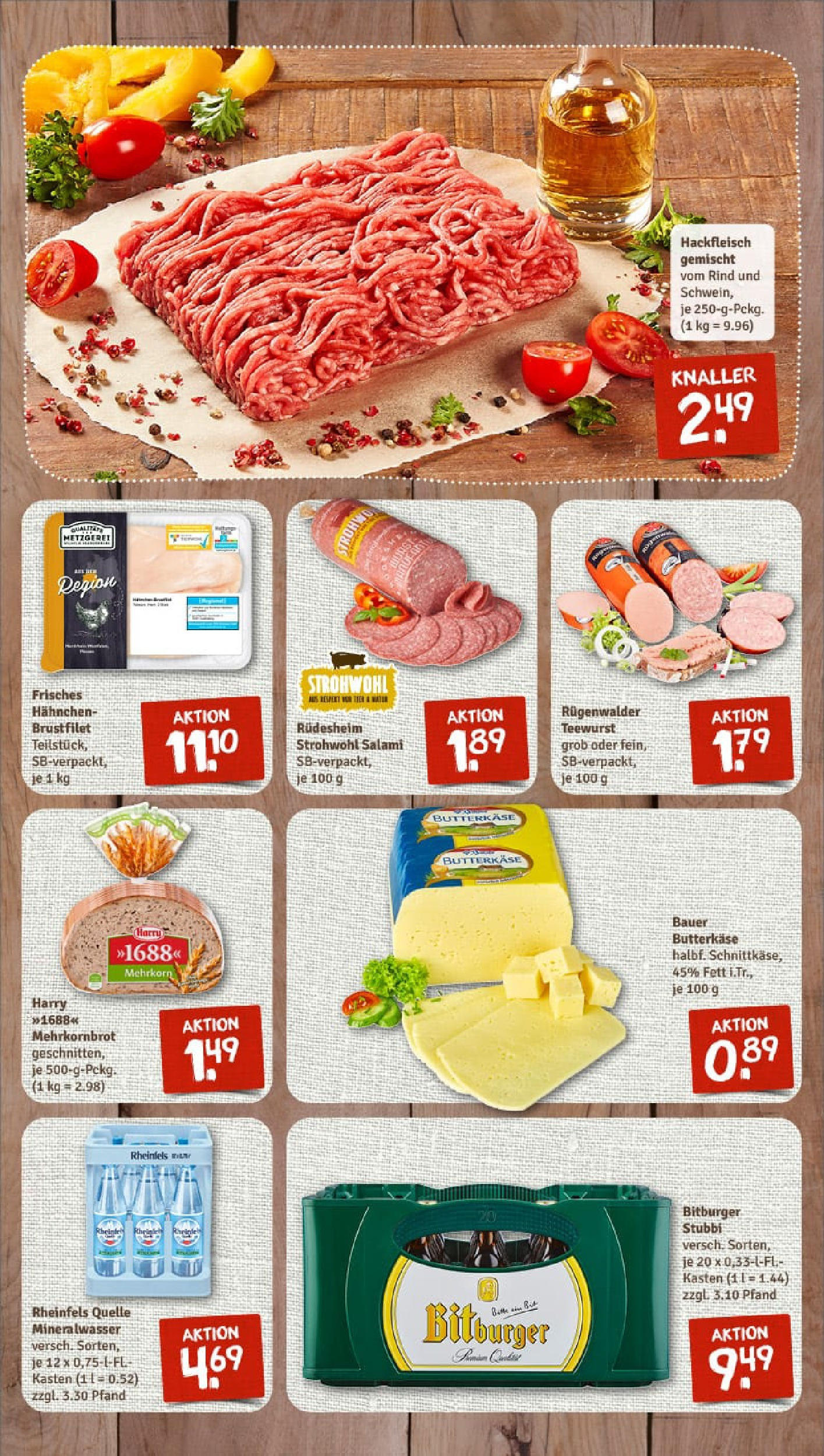 REWE Prospekt ab 03.08.2025 zum Blättern » Angebote | Seite: 7 | Produkte: Bitburger, Butter, Salami, Rheinfels quelle REWE Prospekt ab 03.08.2025 zum Blättern » Angebote | Seite: 7 | Produkte: Bitburger, Butter, Salami, Rheinfels quelle